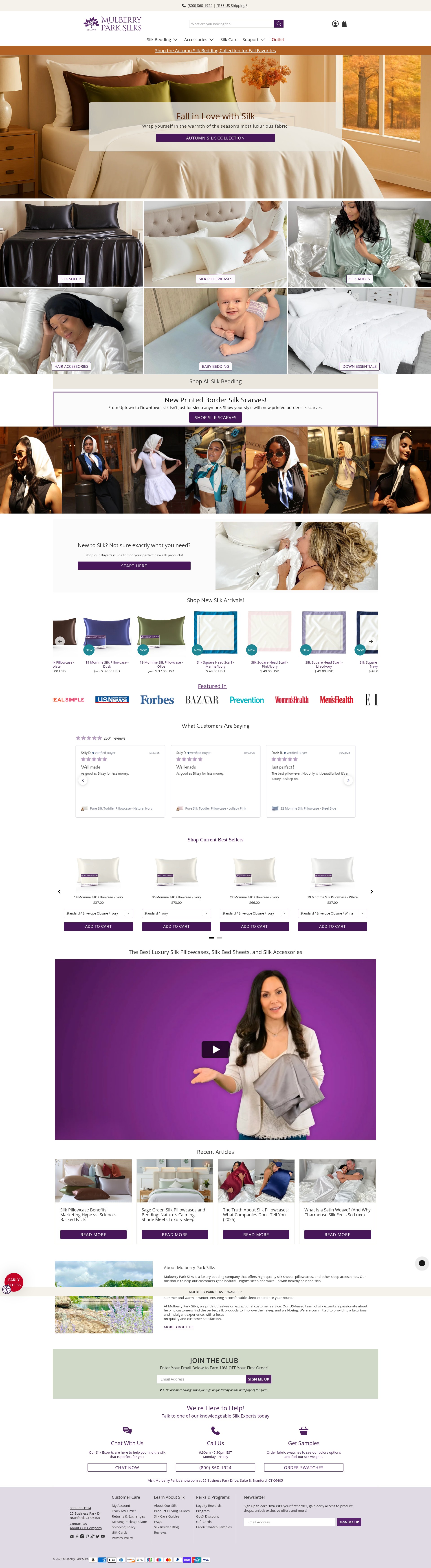 Screenshot of mulberryparksilks.com