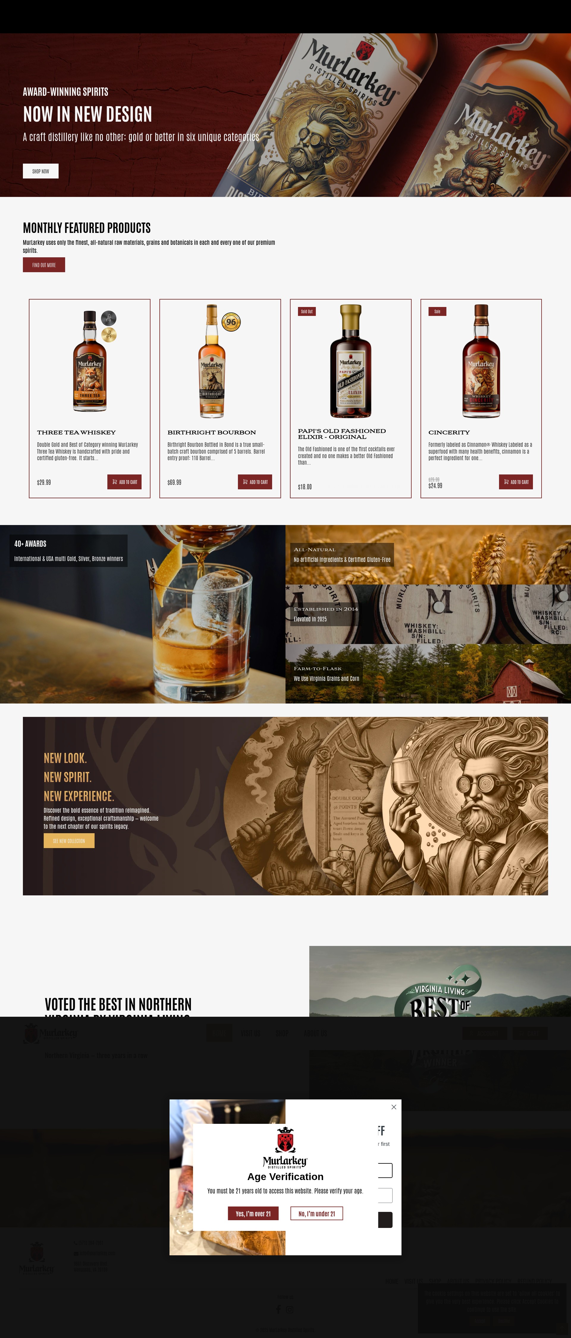 Screenshot of murlarkey.com