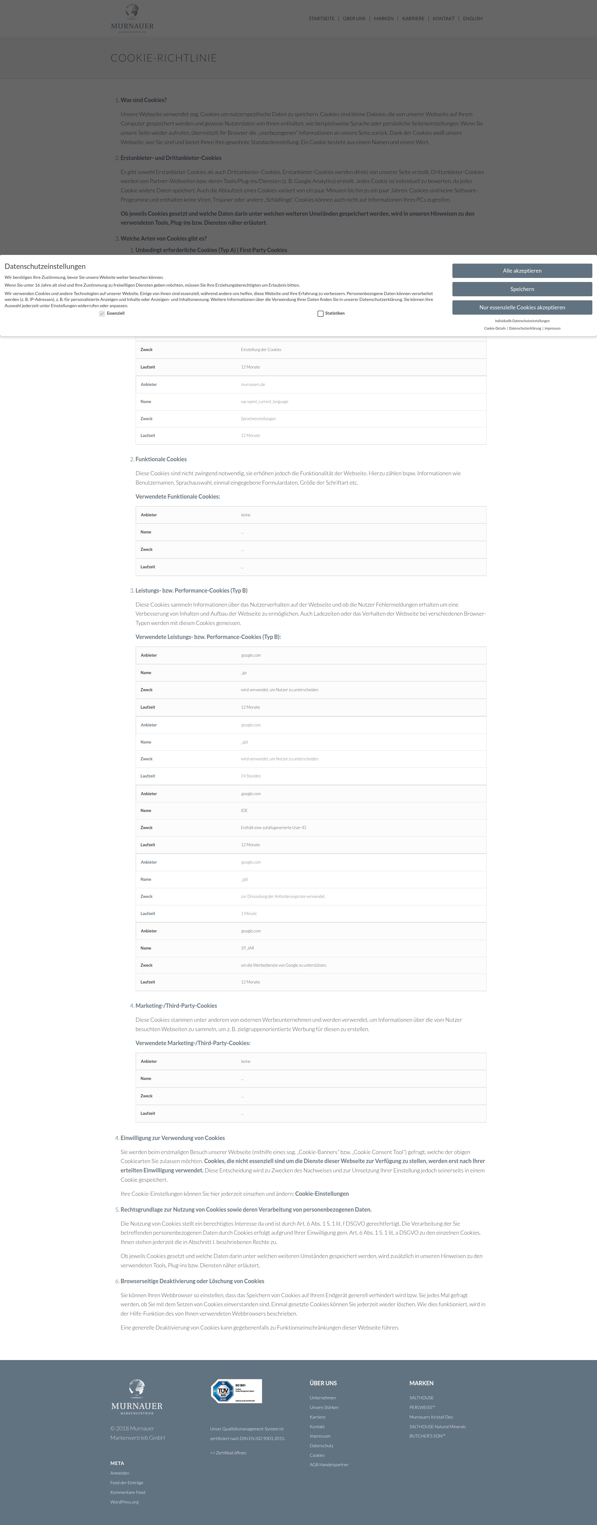 Screenshot of murnauers.de