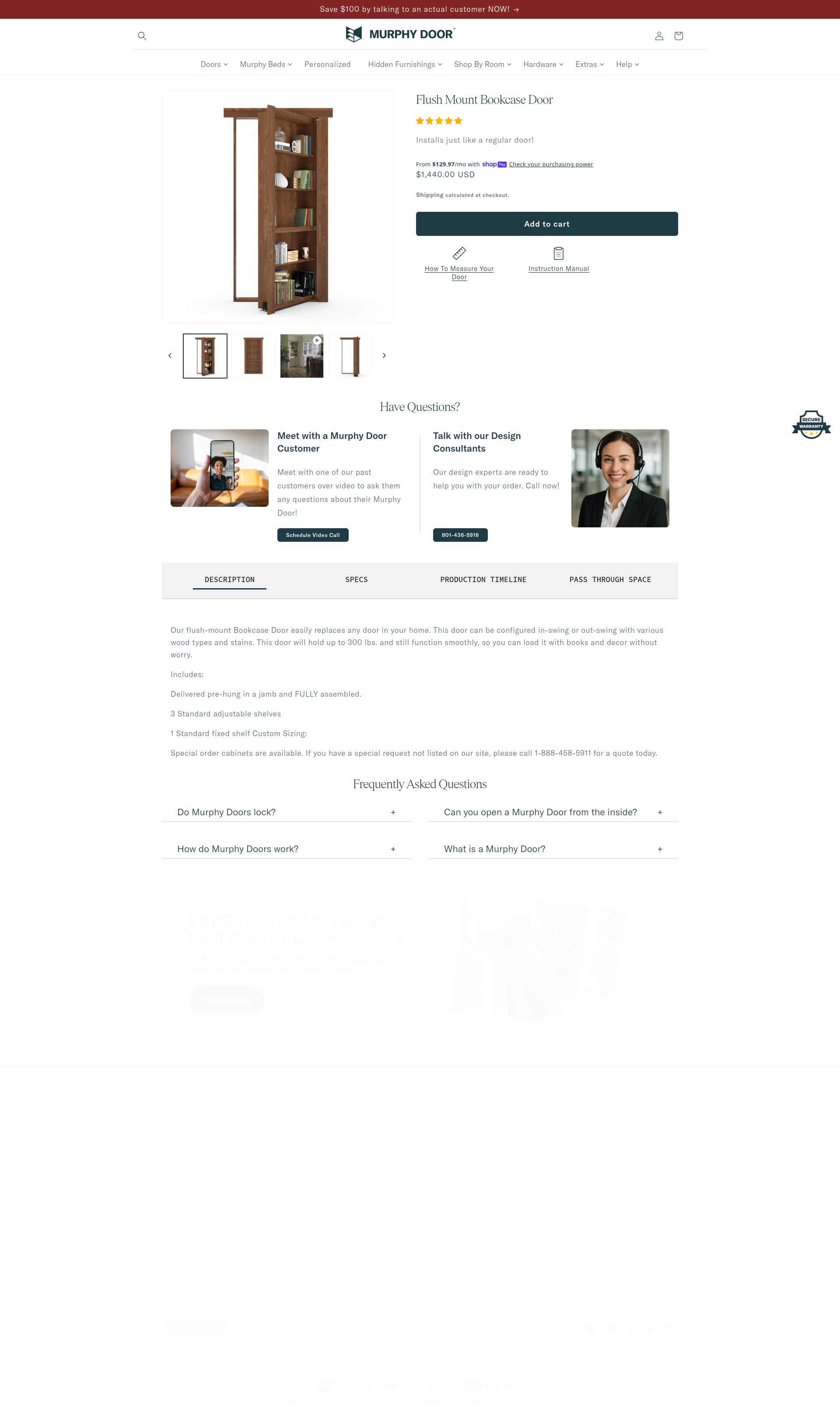 Screenshot of murphydoor.com