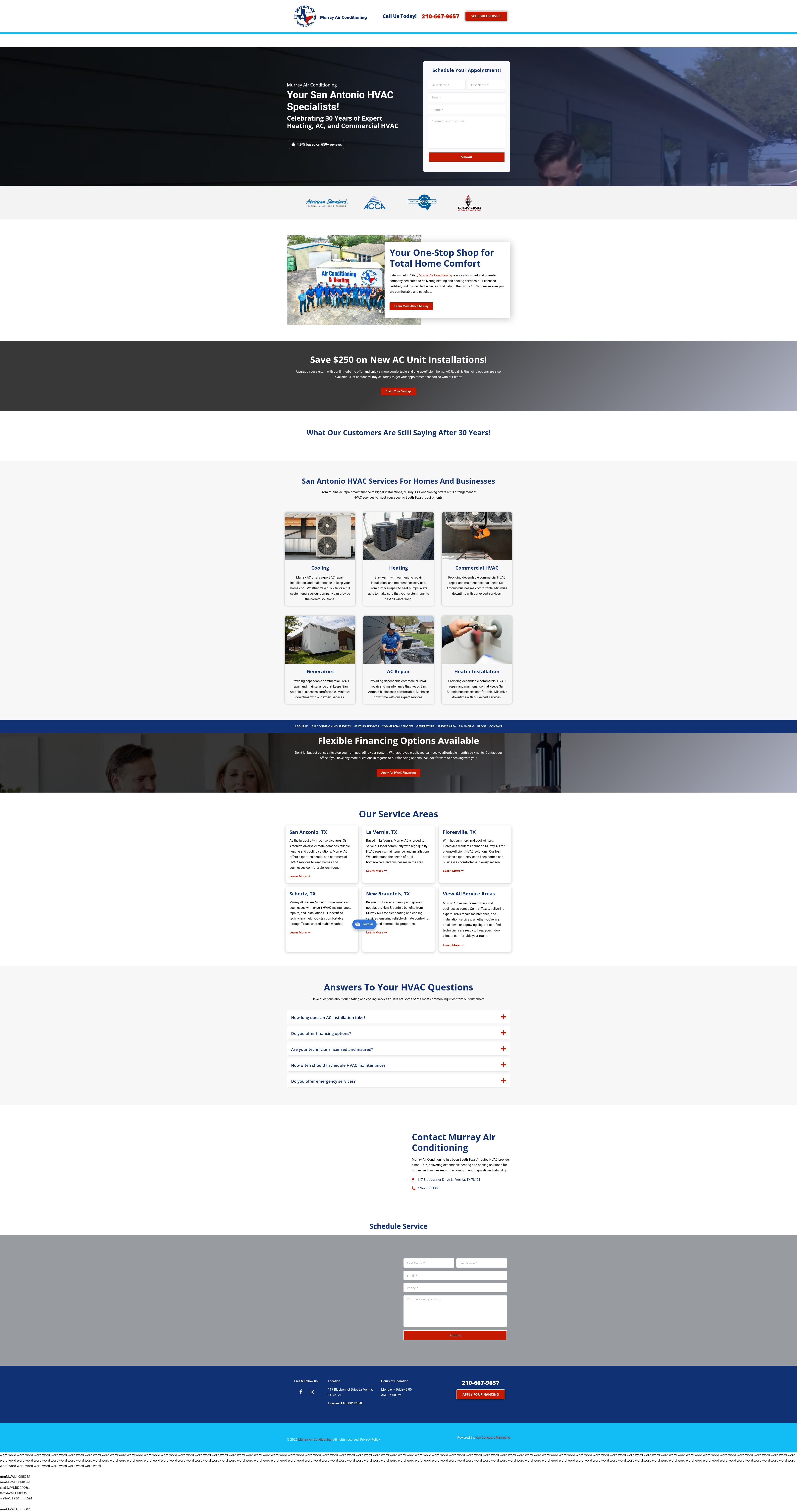 Screenshot of murray-ac.com