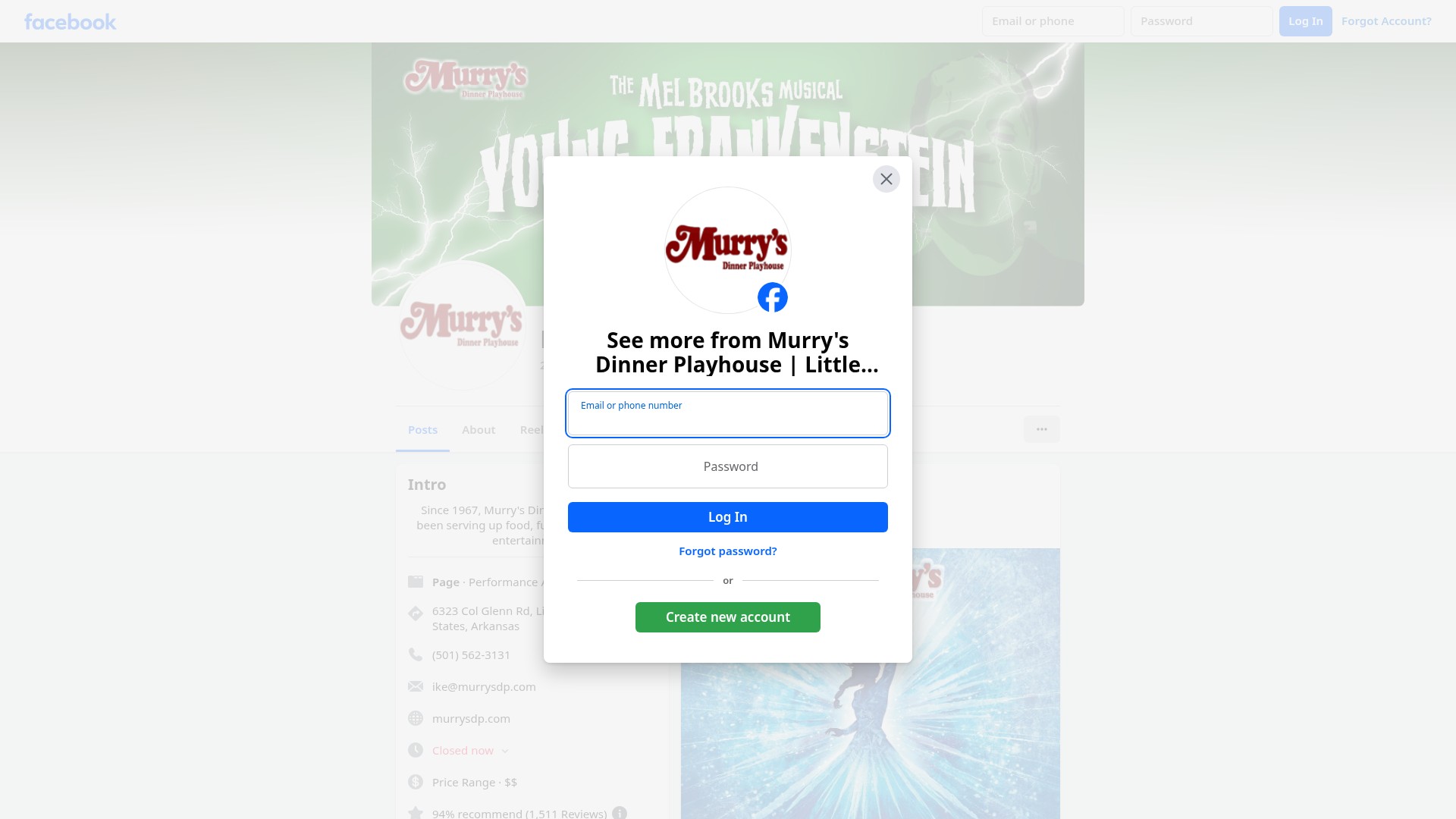Screenshot of murrysdp.com