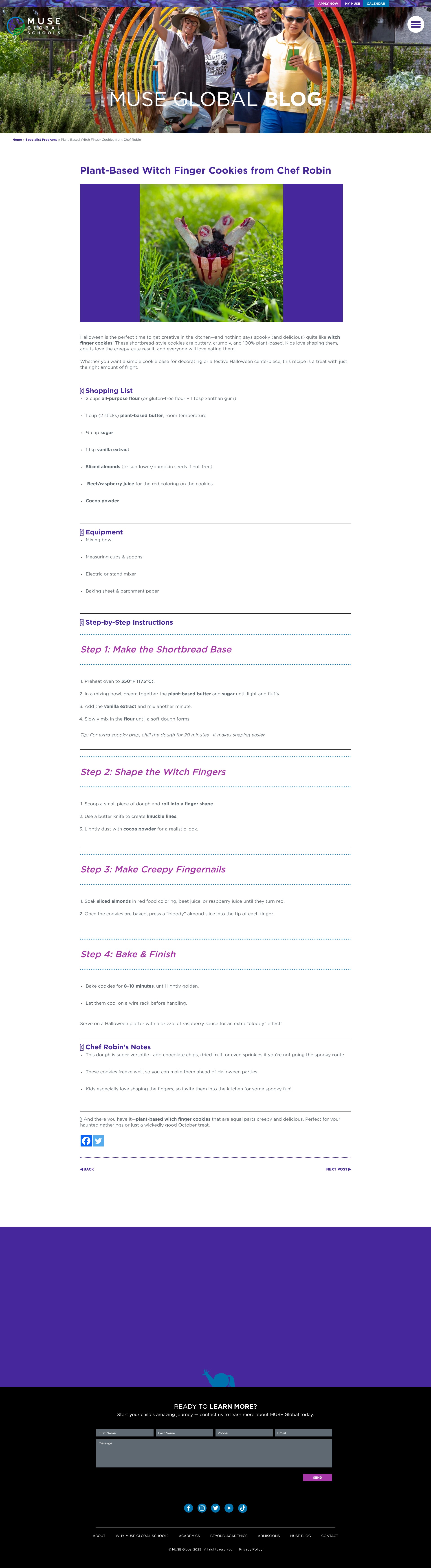Screenshot of museglobalschoolca.com