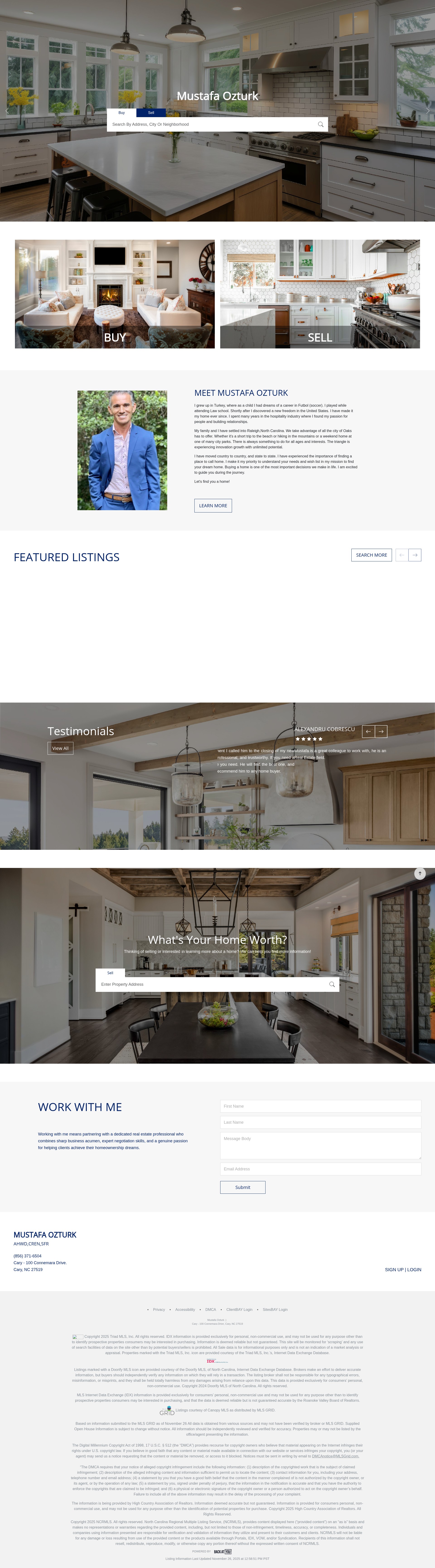 Screenshot of mustafaozturk.hpw.com
