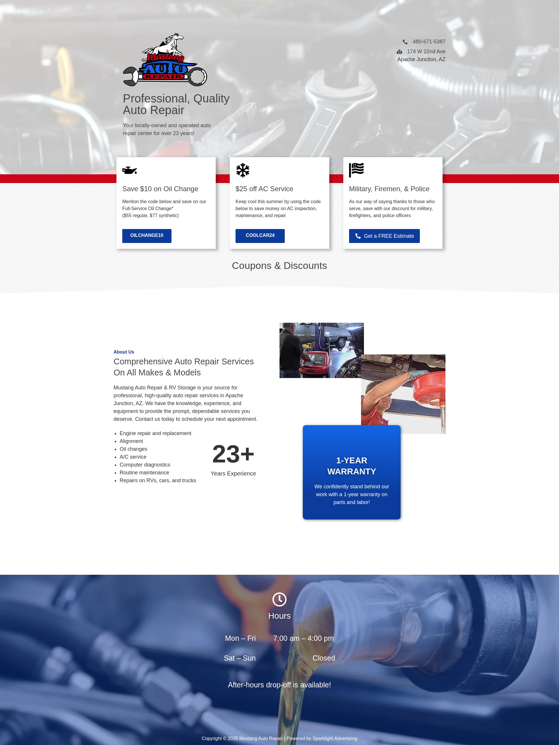 Screenshot of mustangautooffers.com