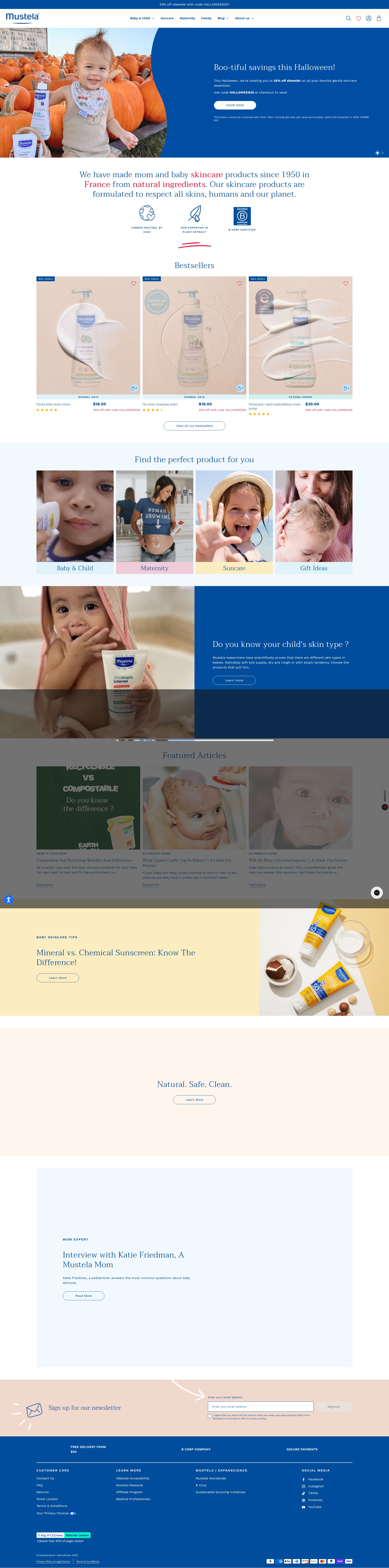 Screenshot of mustelausa.com