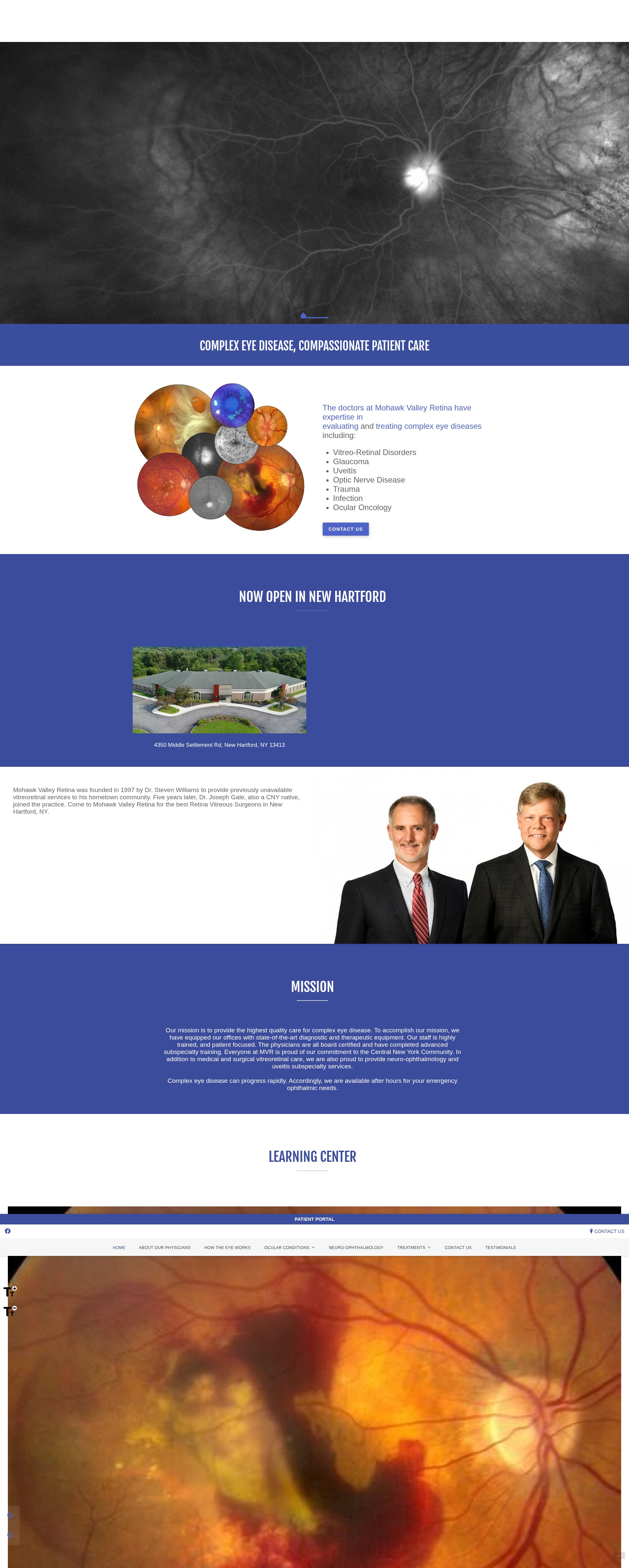 Screenshot of mvretina.com
