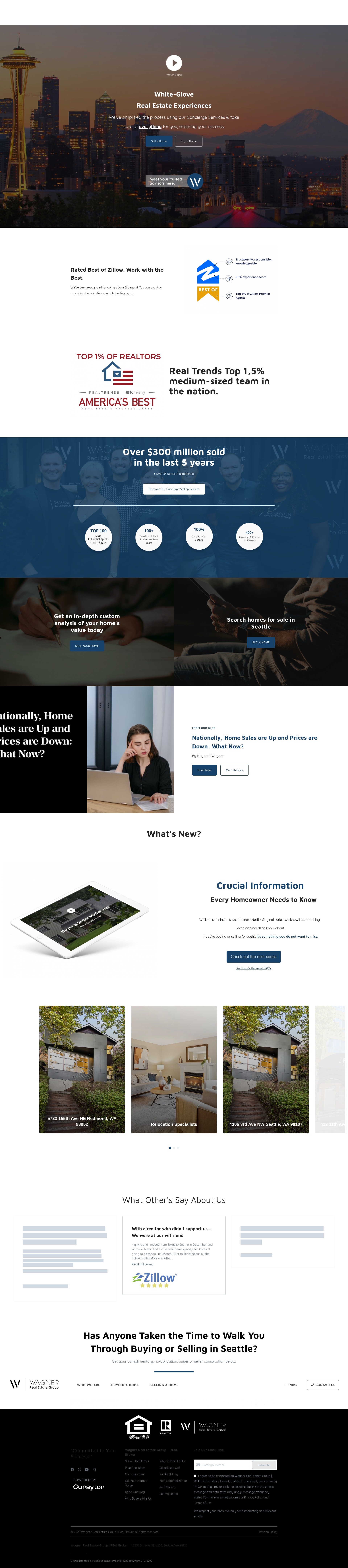 Screenshot of mwagnerhomes.com