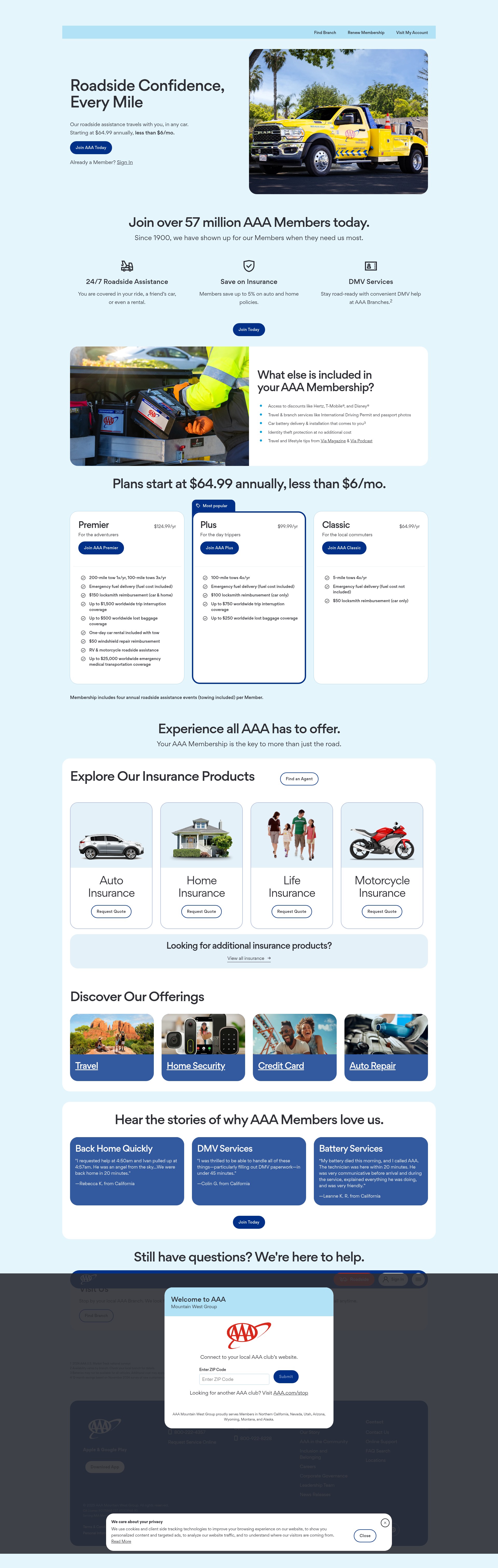 Screenshot of mwg.aaa.com