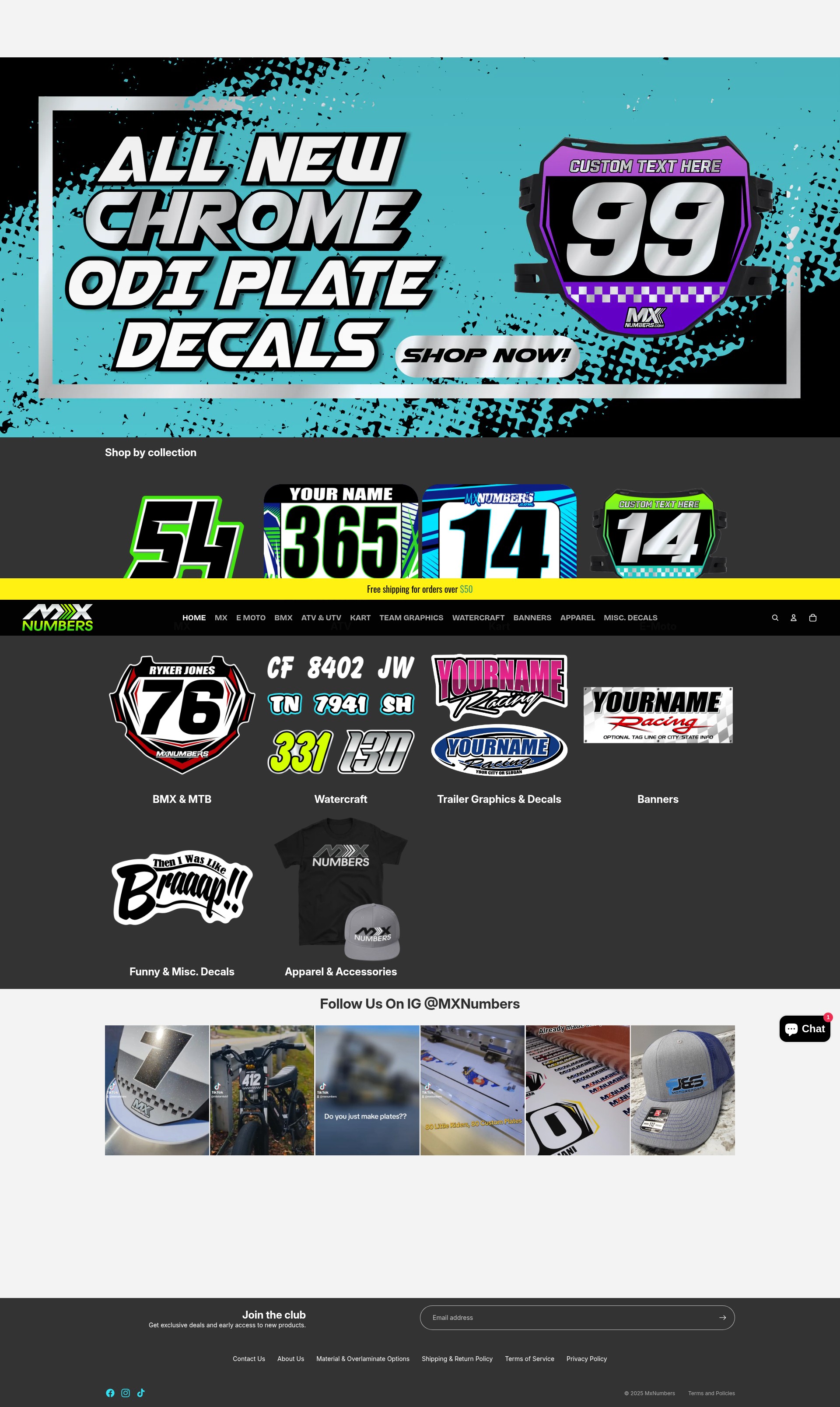 Screenshot of mxnumbers.com