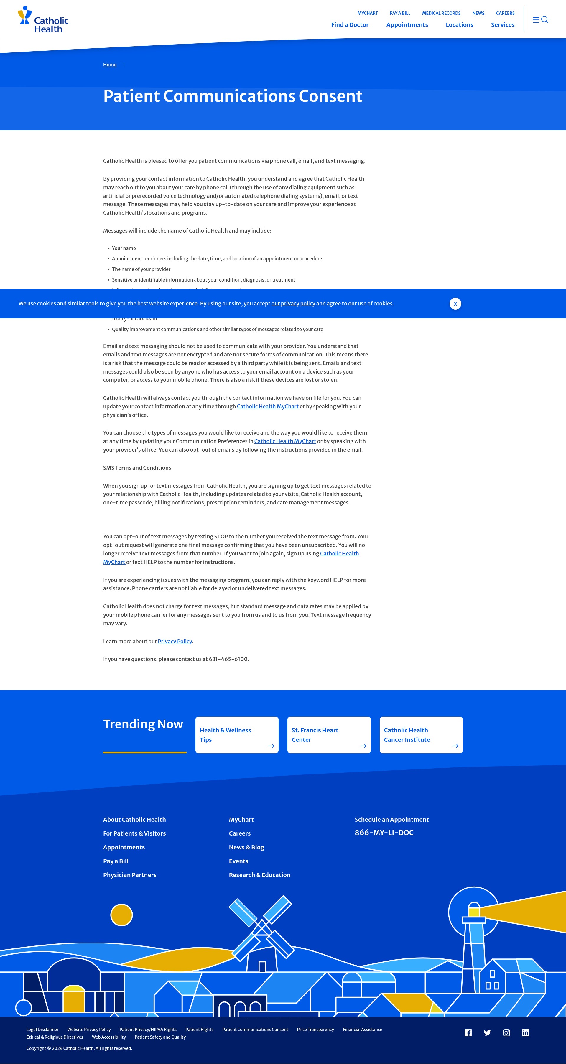 Screenshot of my.chsli.org