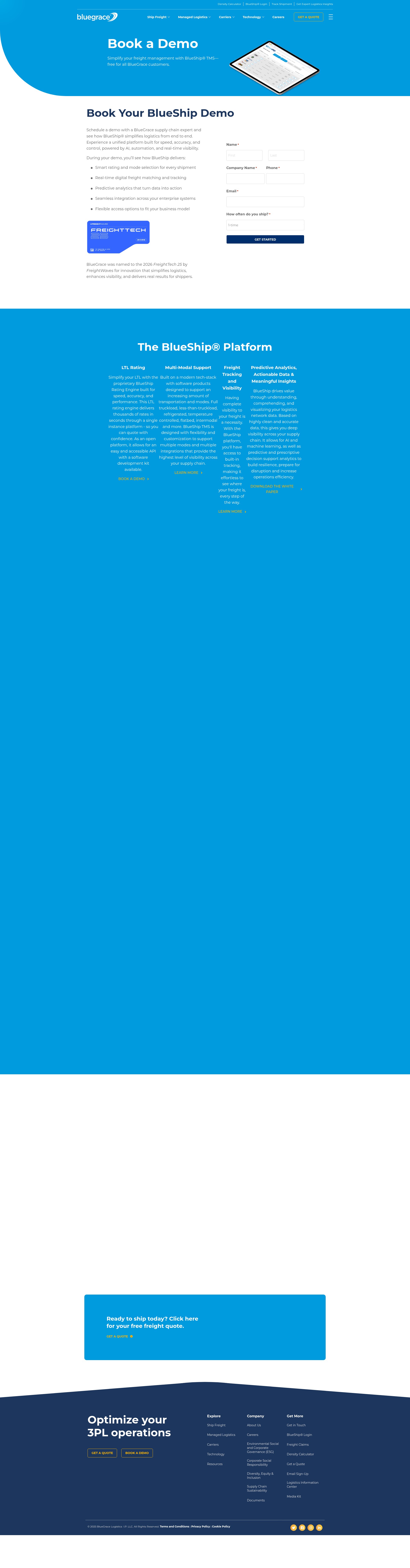 Screenshot of mybluegrace.com
