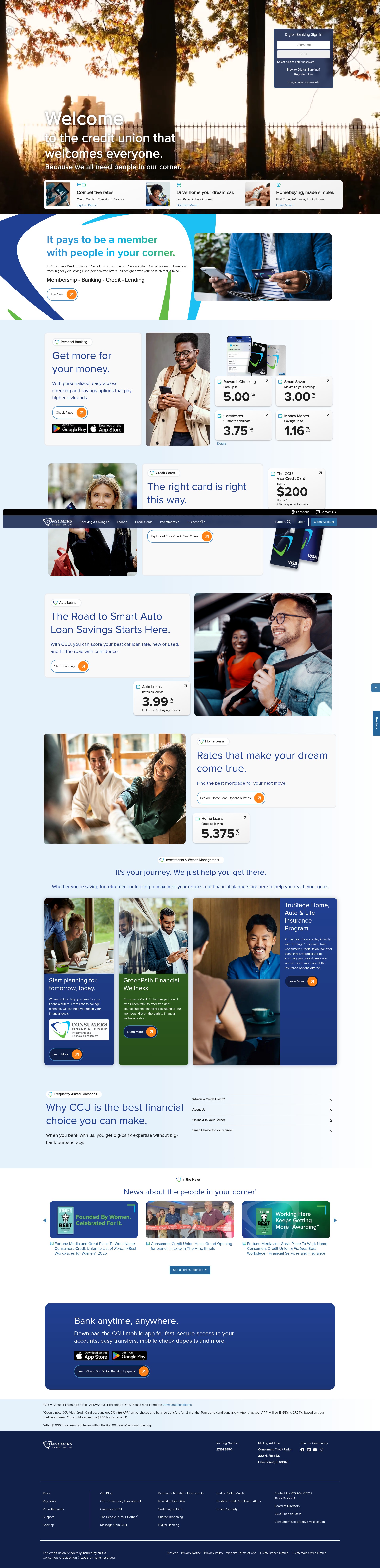 Screenshot of myconsumers.org