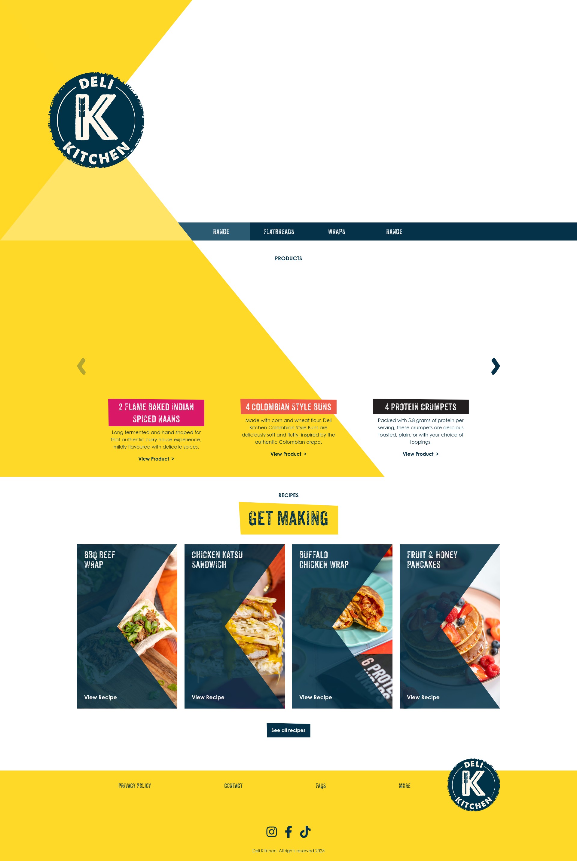 Screenshot of mydelikitchen.co.uk