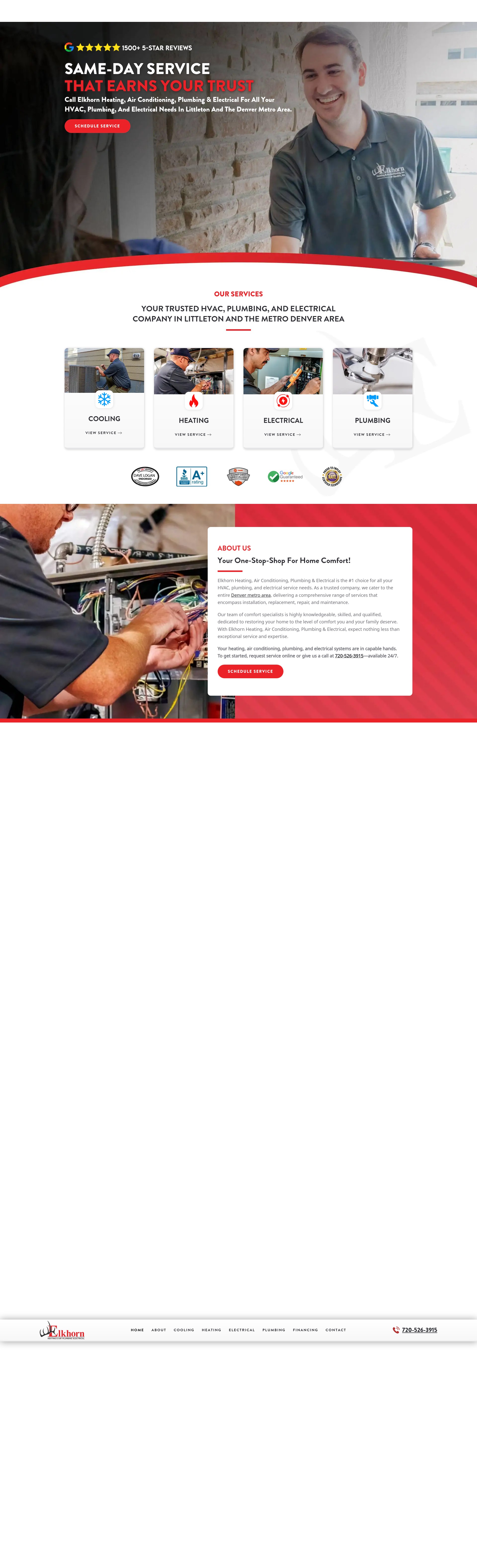 Screenshot of myelkhorn.com