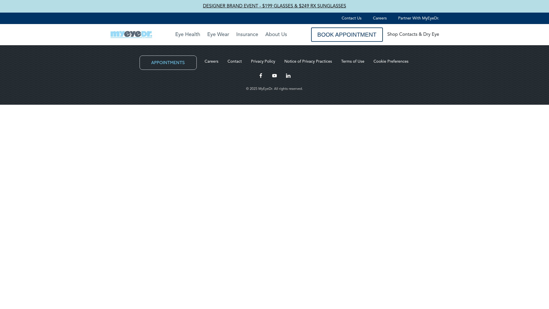Screenshot of myeyedr.com