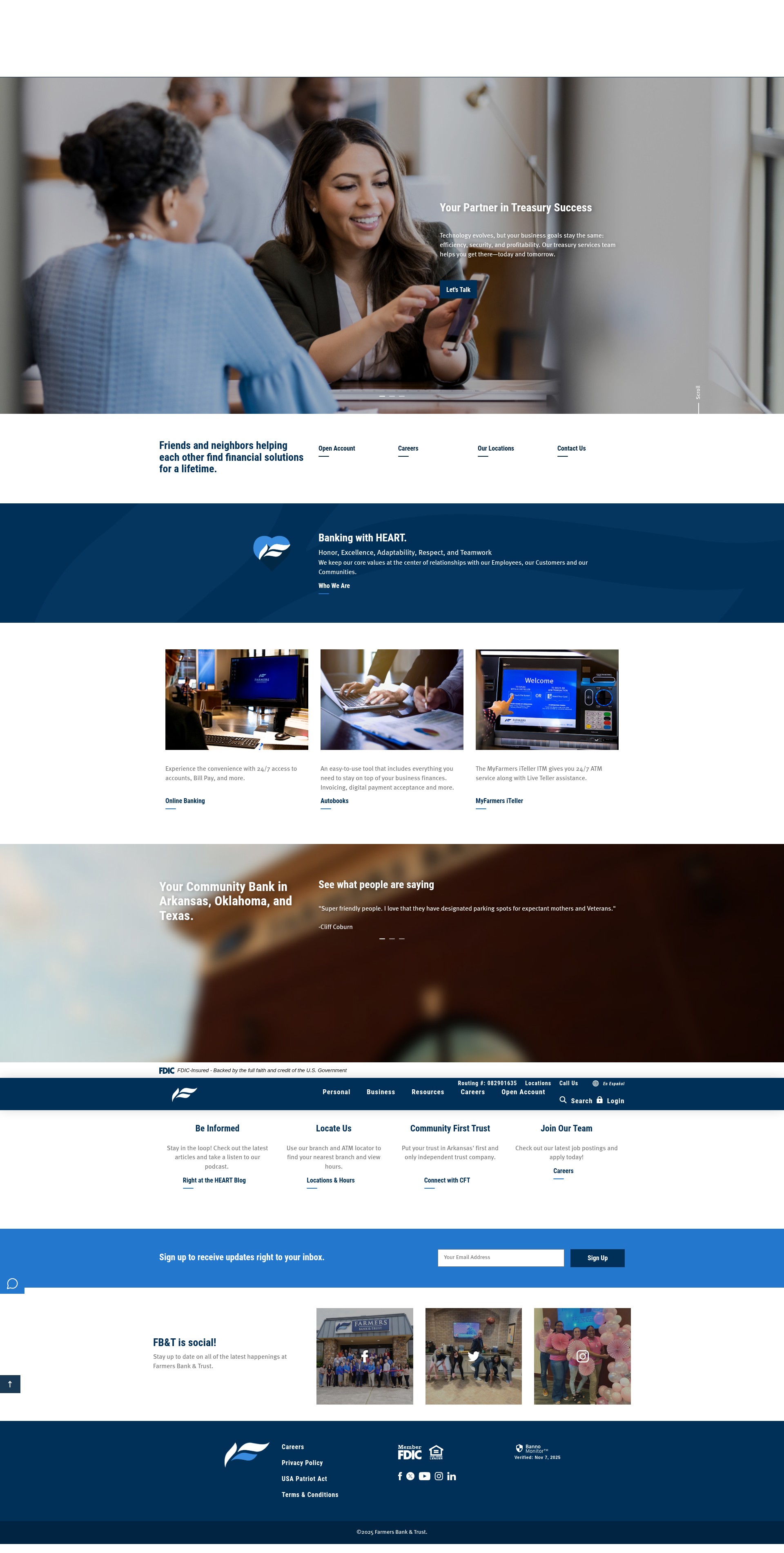 Screenshot of myfarmers.bank