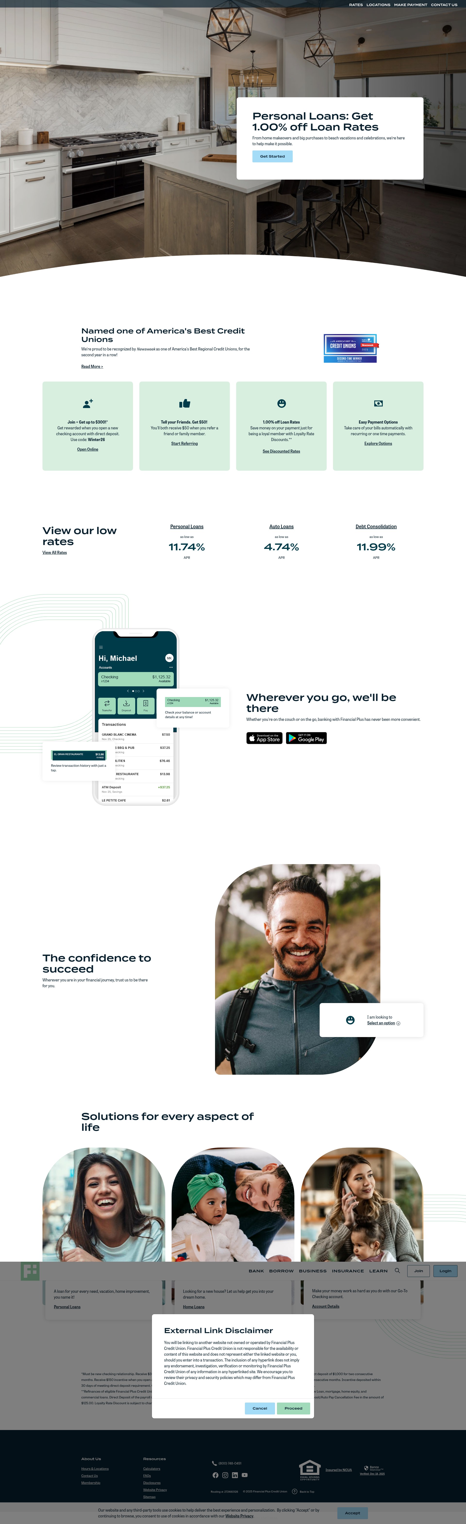 Screenshot of myfpcu.com