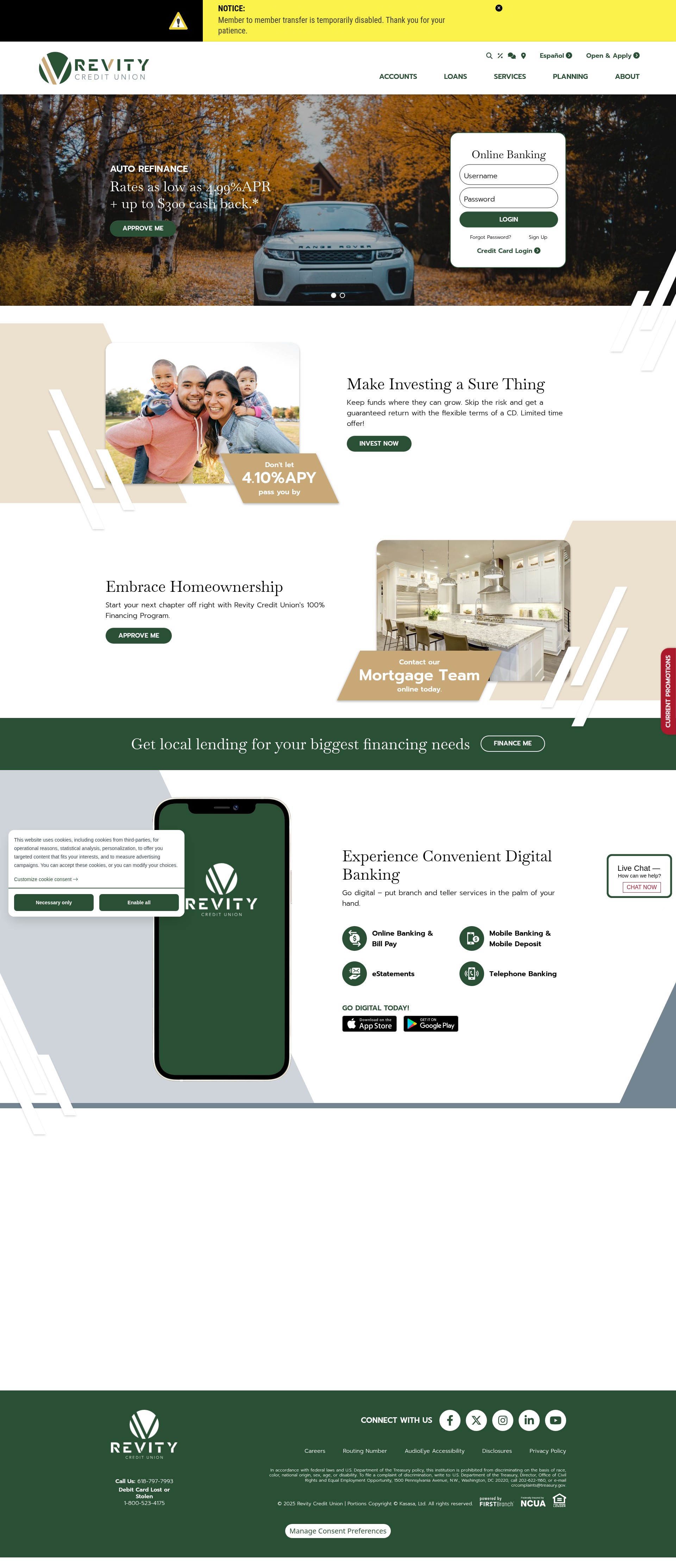 Screenshot of mygcscu.com