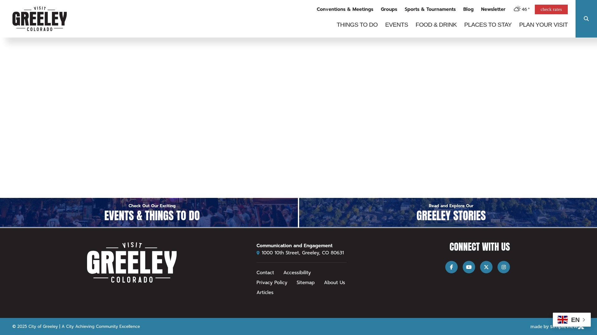 Screenshot of mygreeley.com