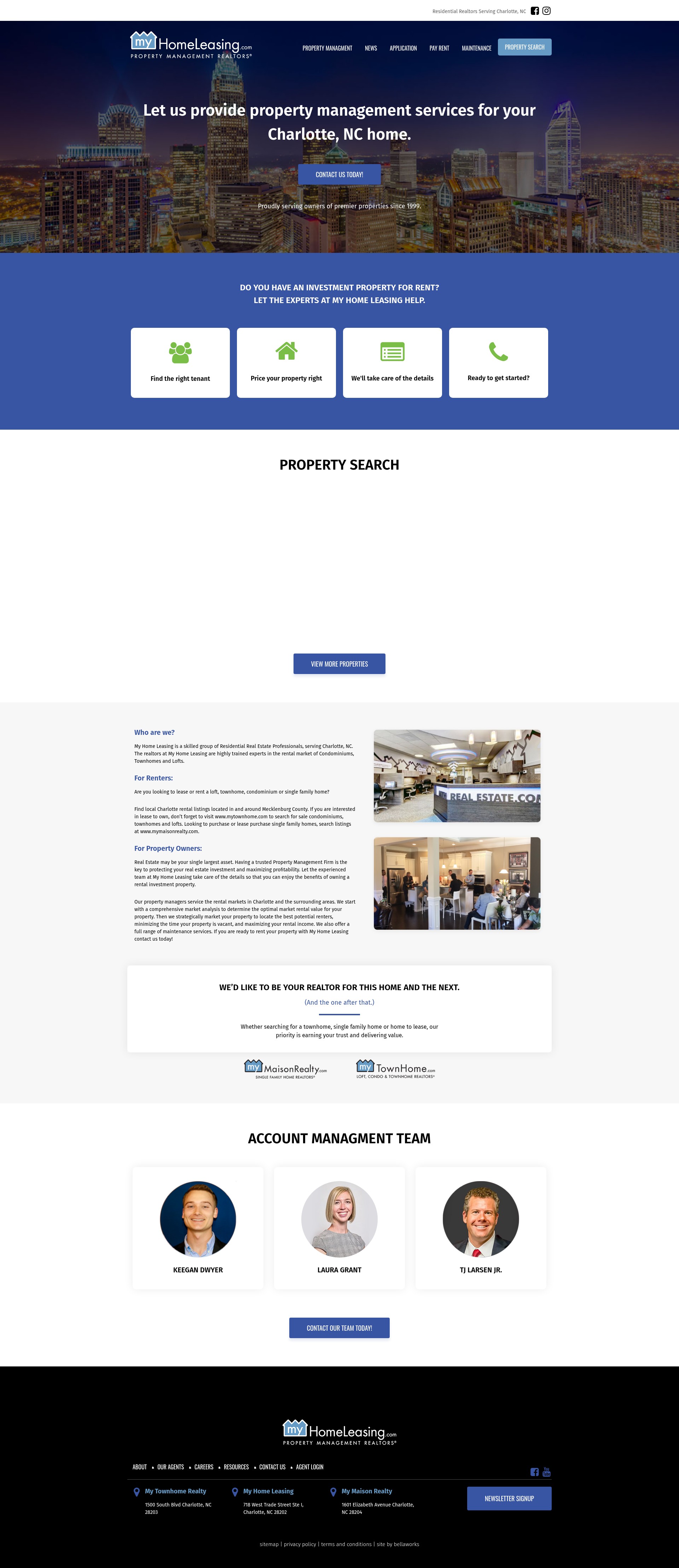 Screenshot of myhomeleasing.com