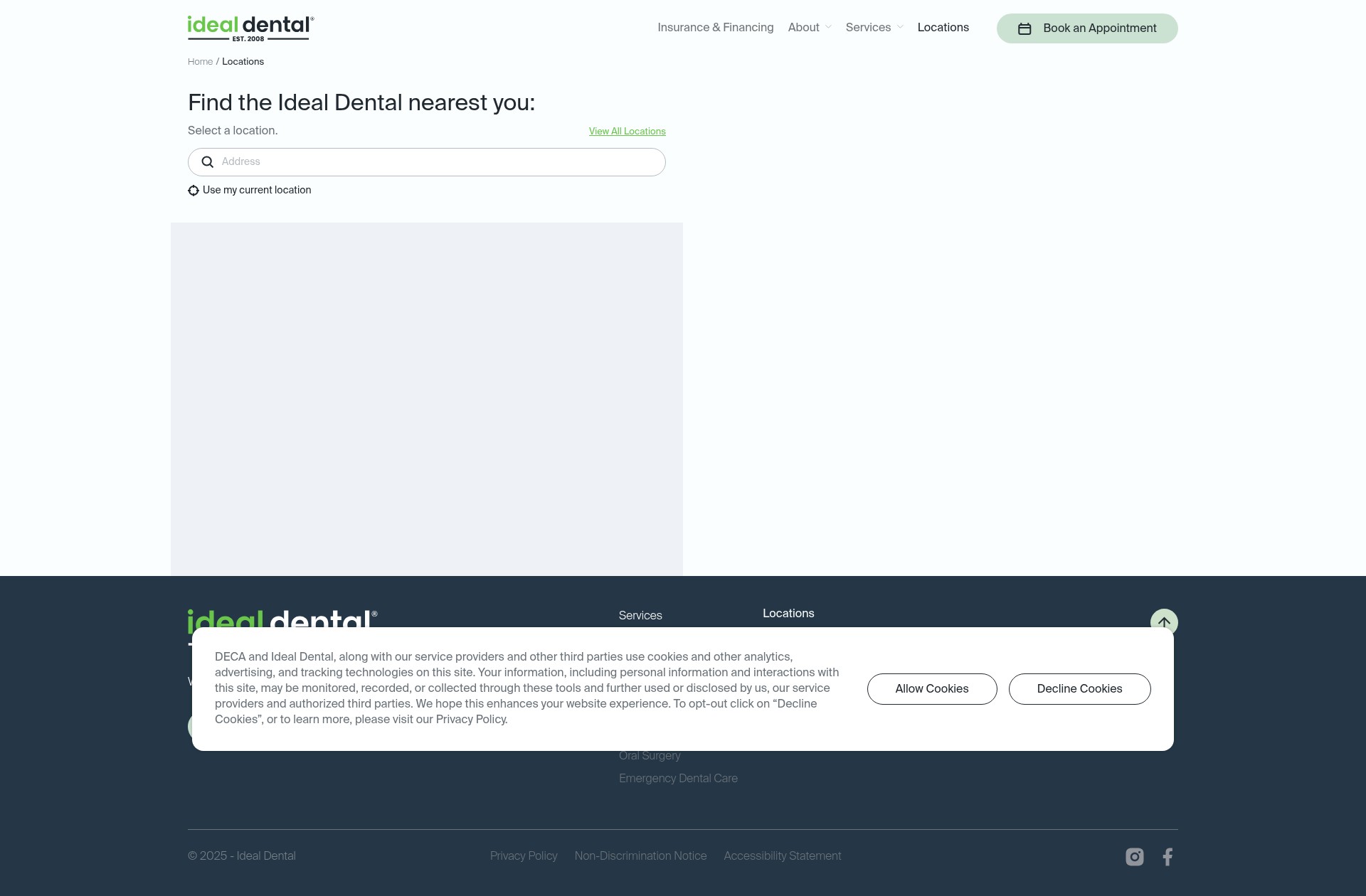 Screenshot of myidealdental.com