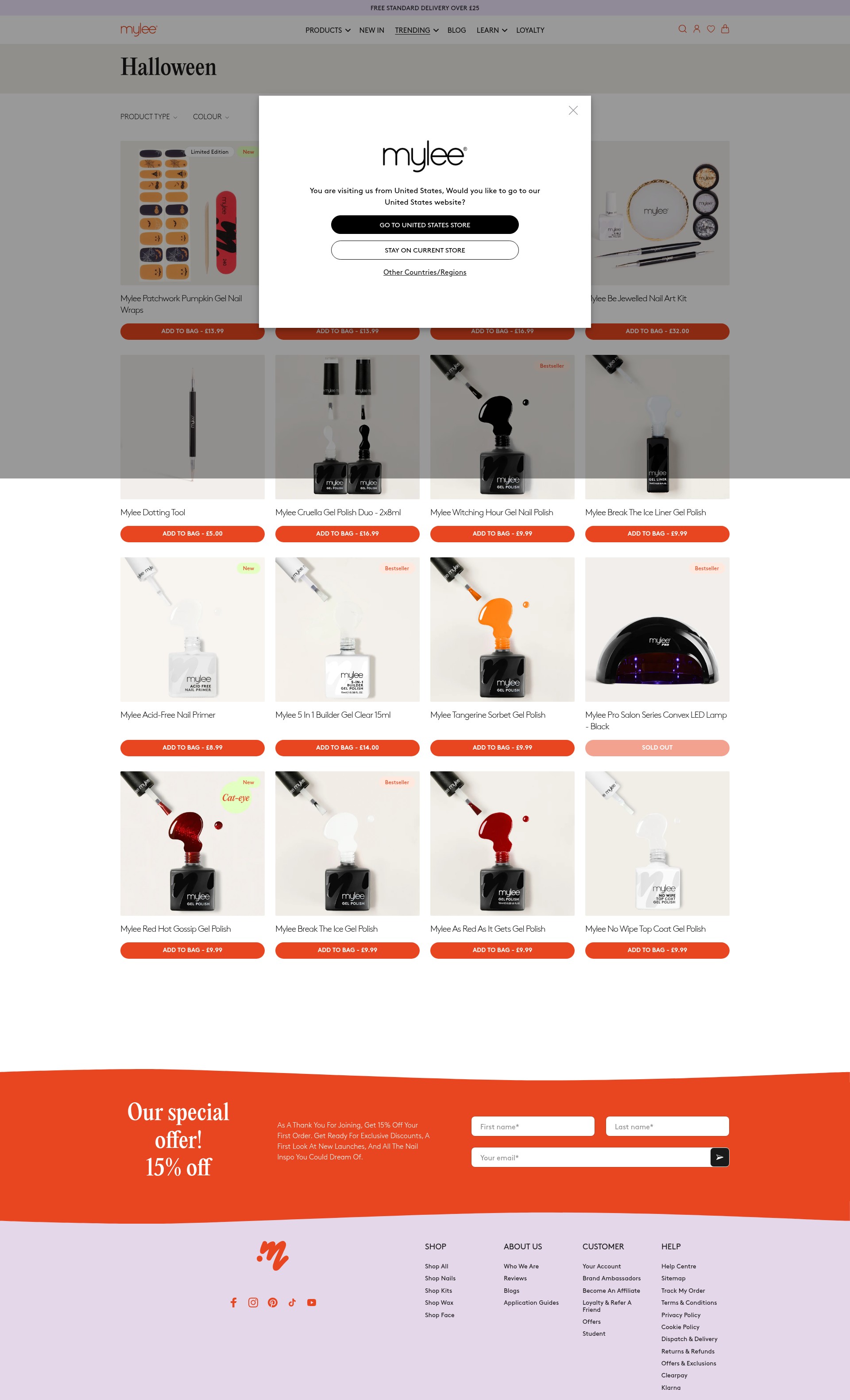 Screenshot of mylee.co.uk