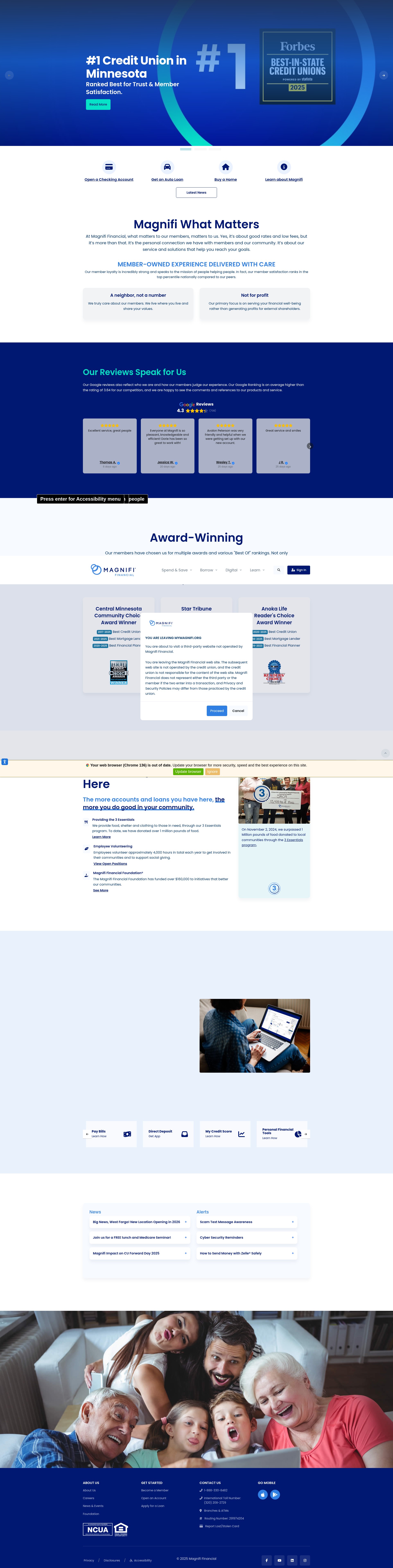 Screenshot of mymagnifi.org