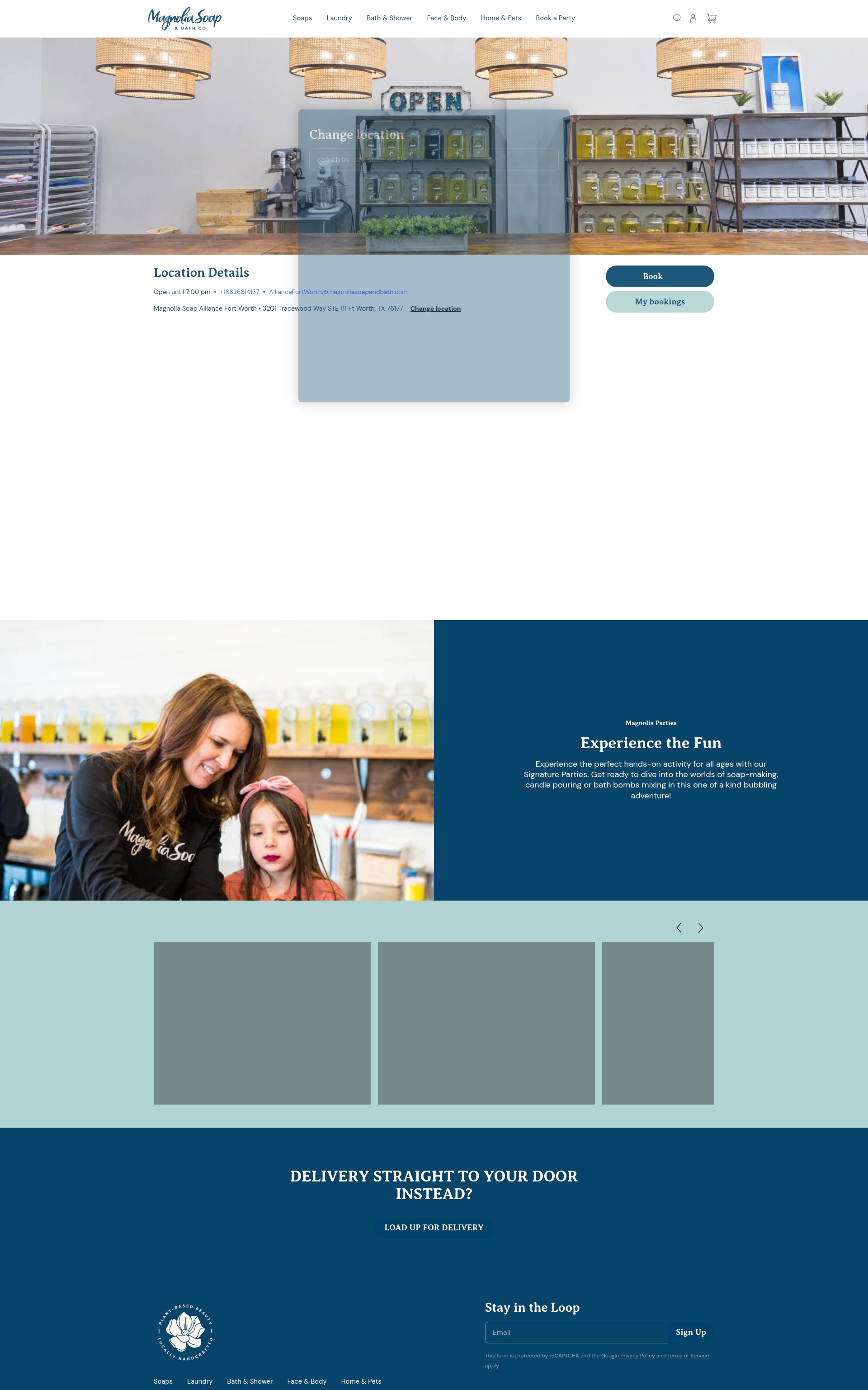 Screenshot of mymagnoliasoap.com