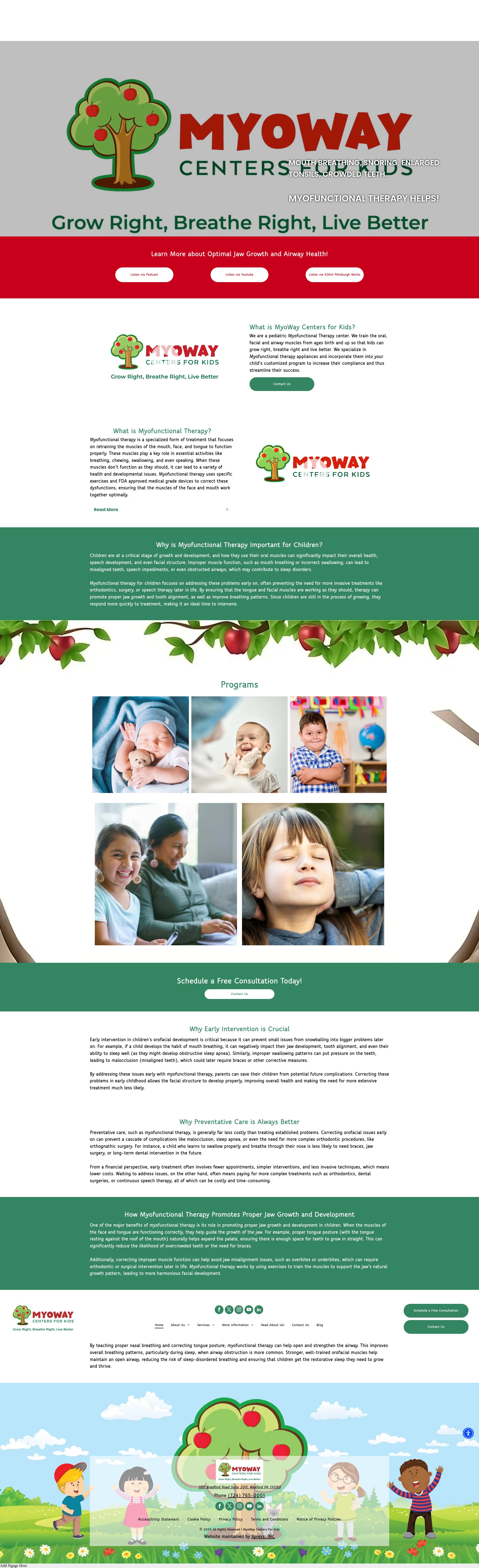 Screenshot of myowaycenters.com