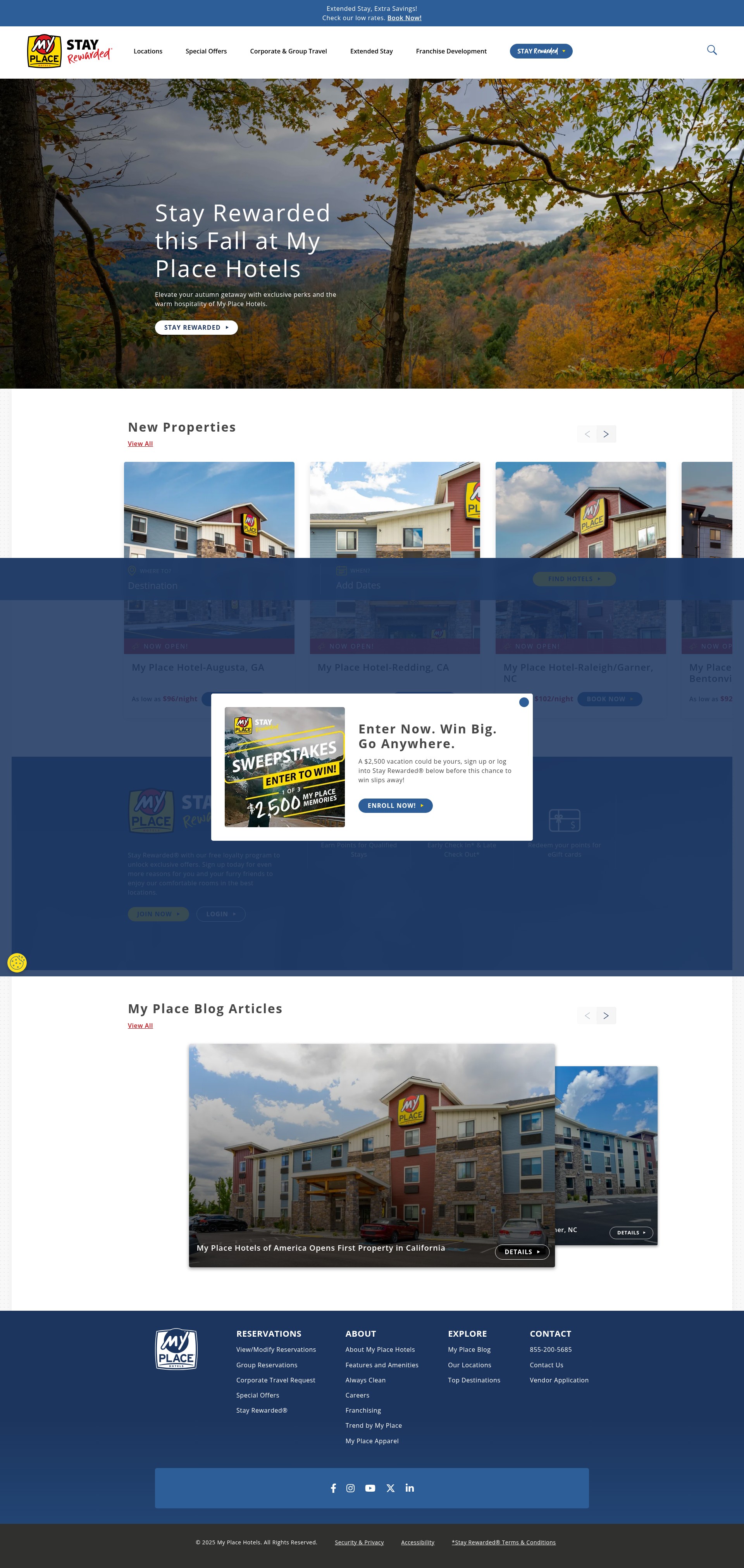 Screenshot of myplacehotels.com