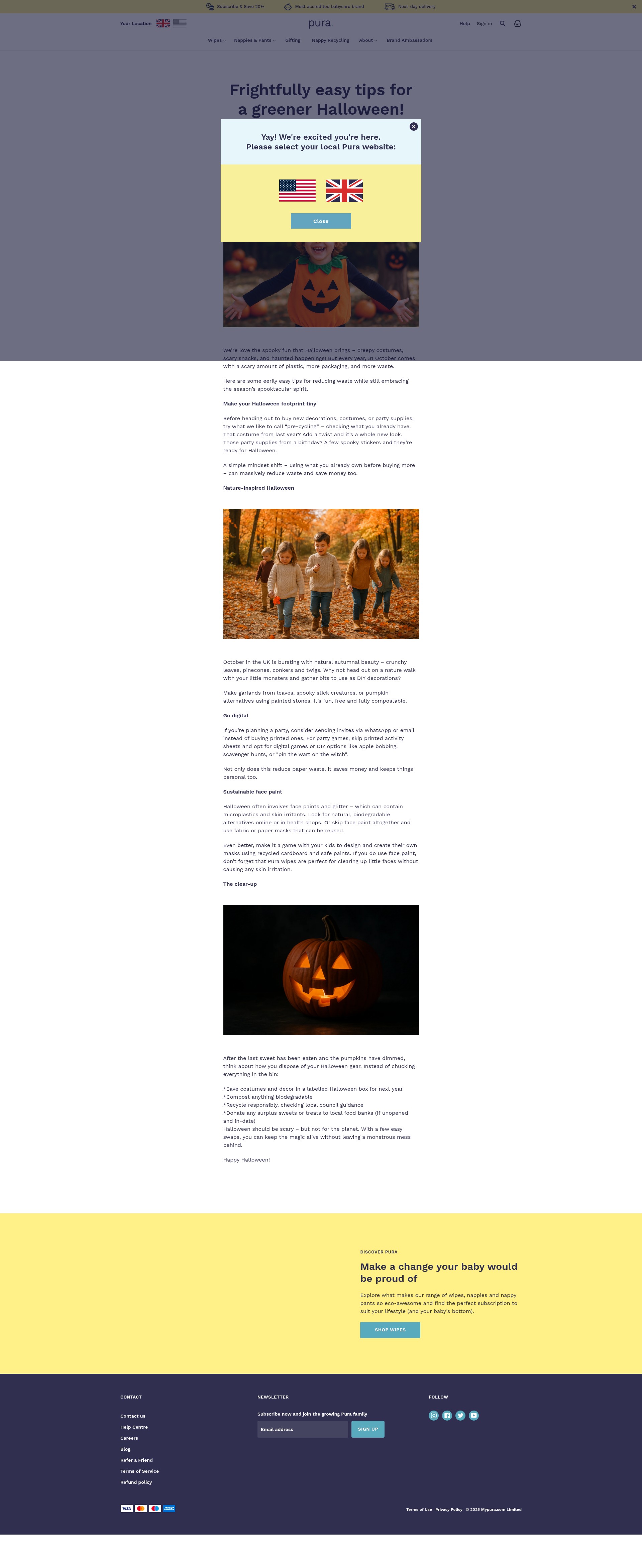 Screenshot of mypura.com