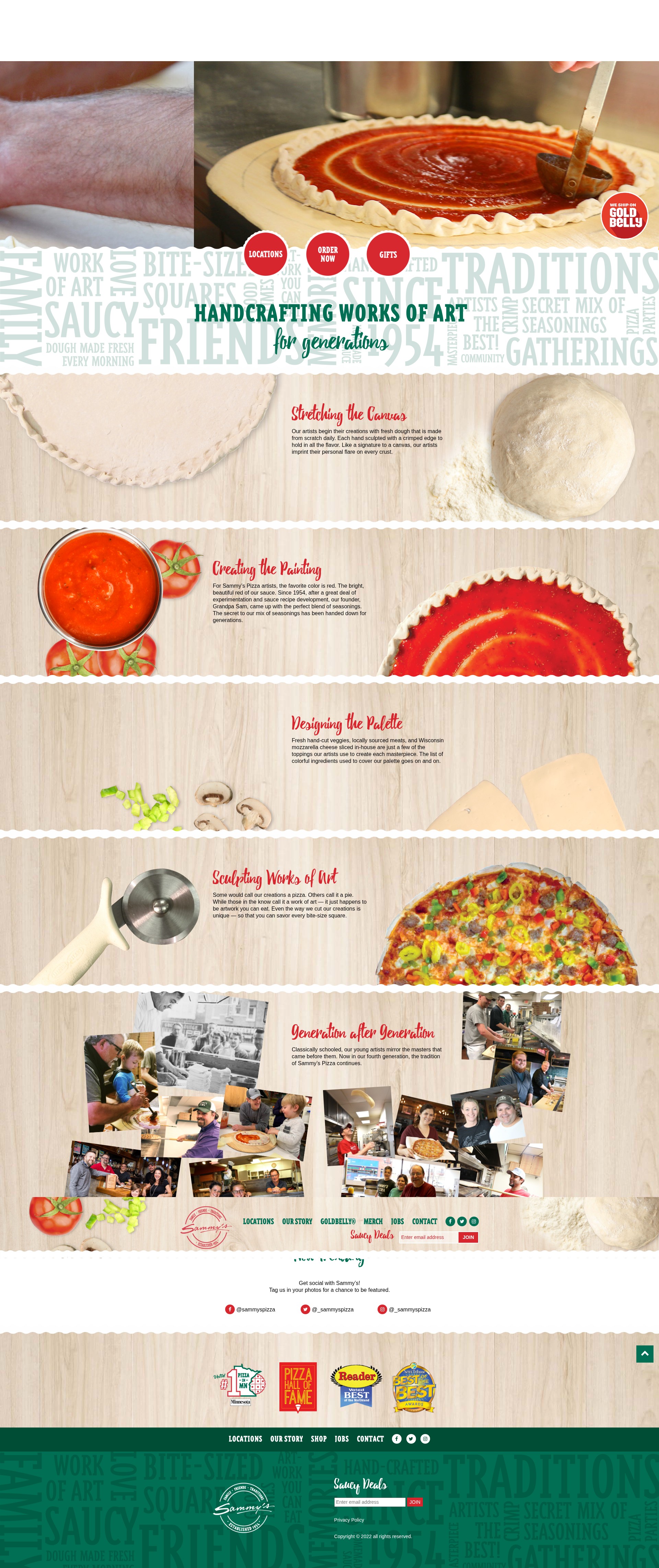 Screenshot of mysammys.com