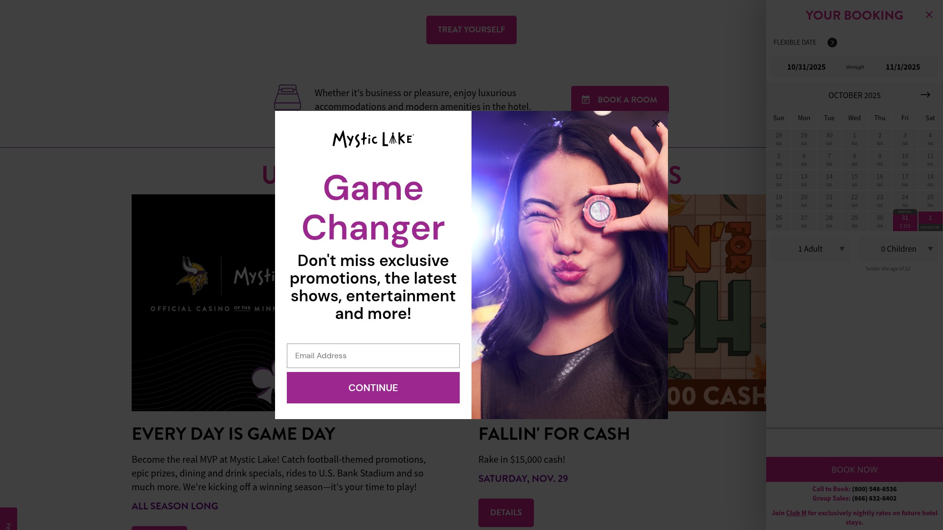 Screenshot of mysticlake.com