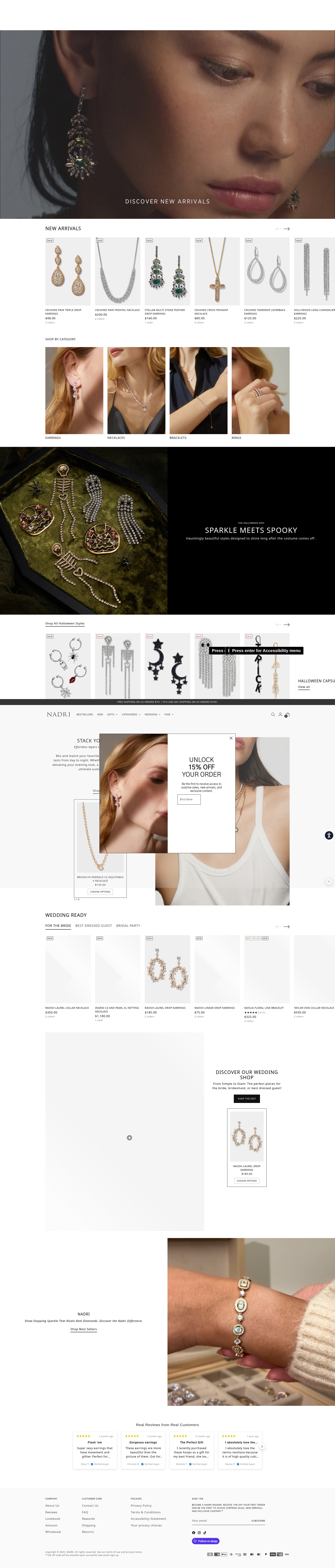 Screenshot of nadri.com