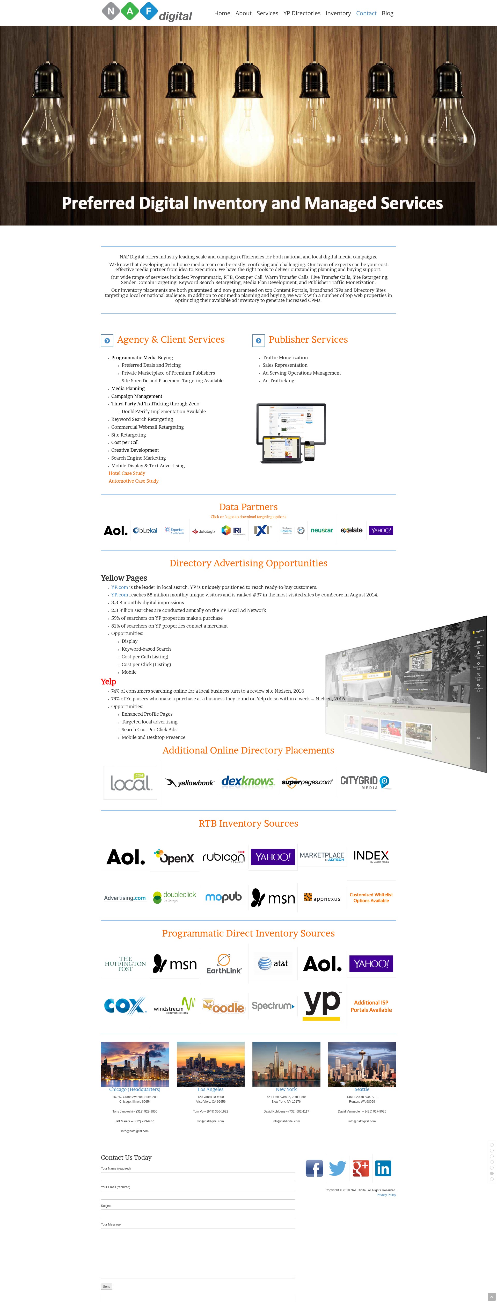 Screenshot of nafdigital.com