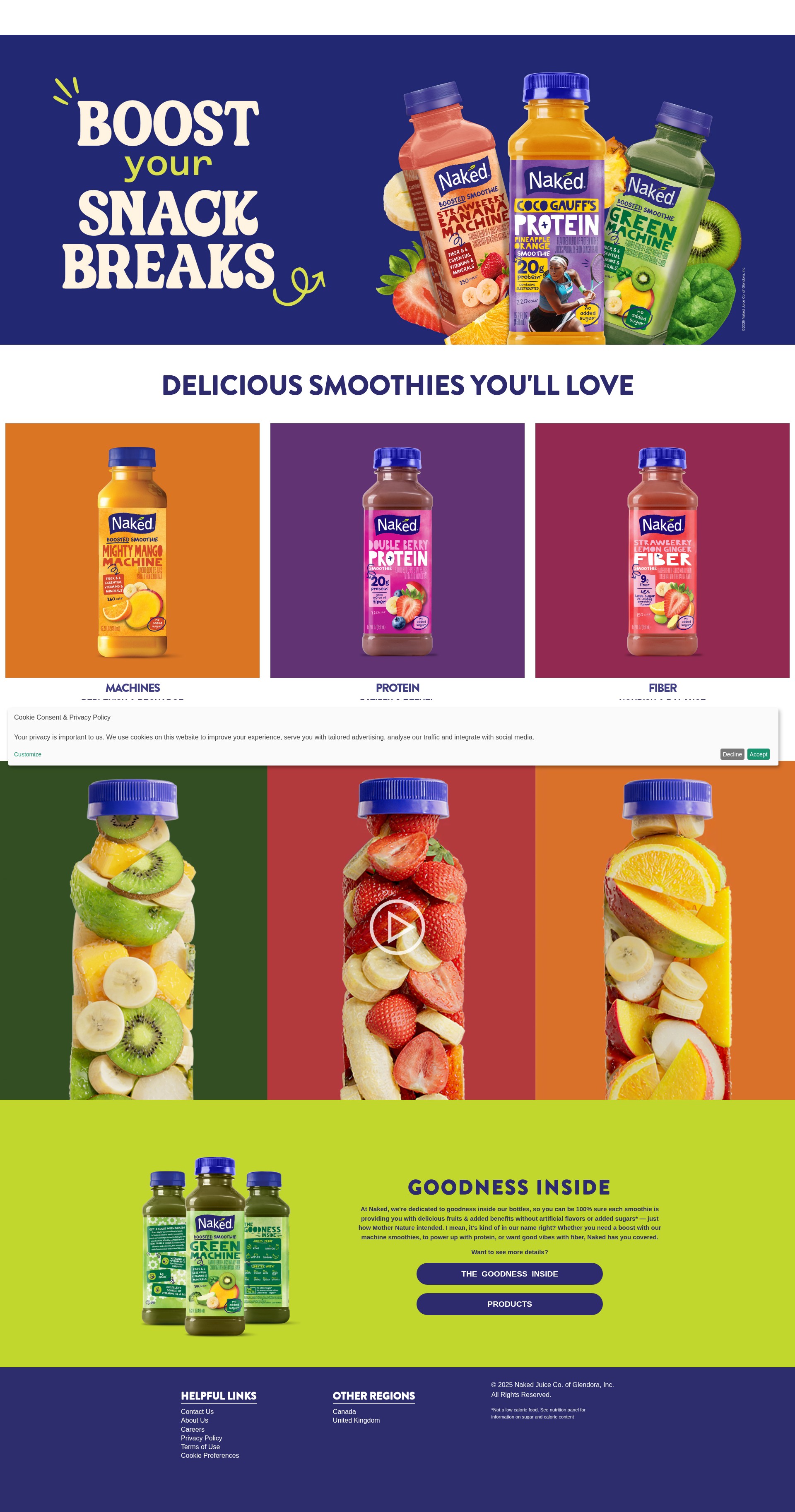 Screenshot of nakedjuice.com