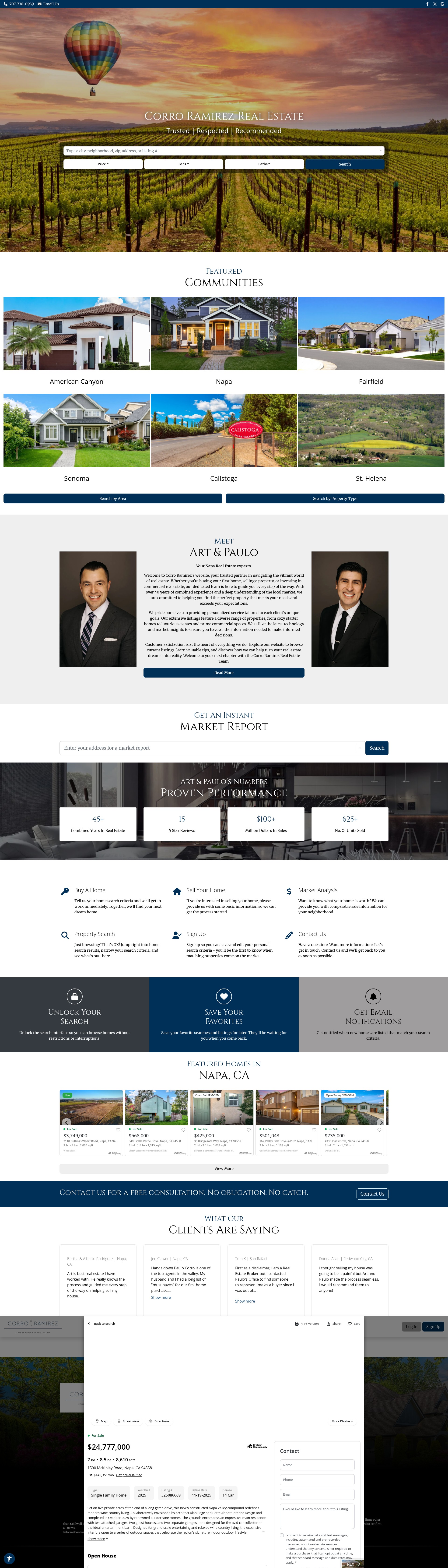 Screenshot of napalisting.com