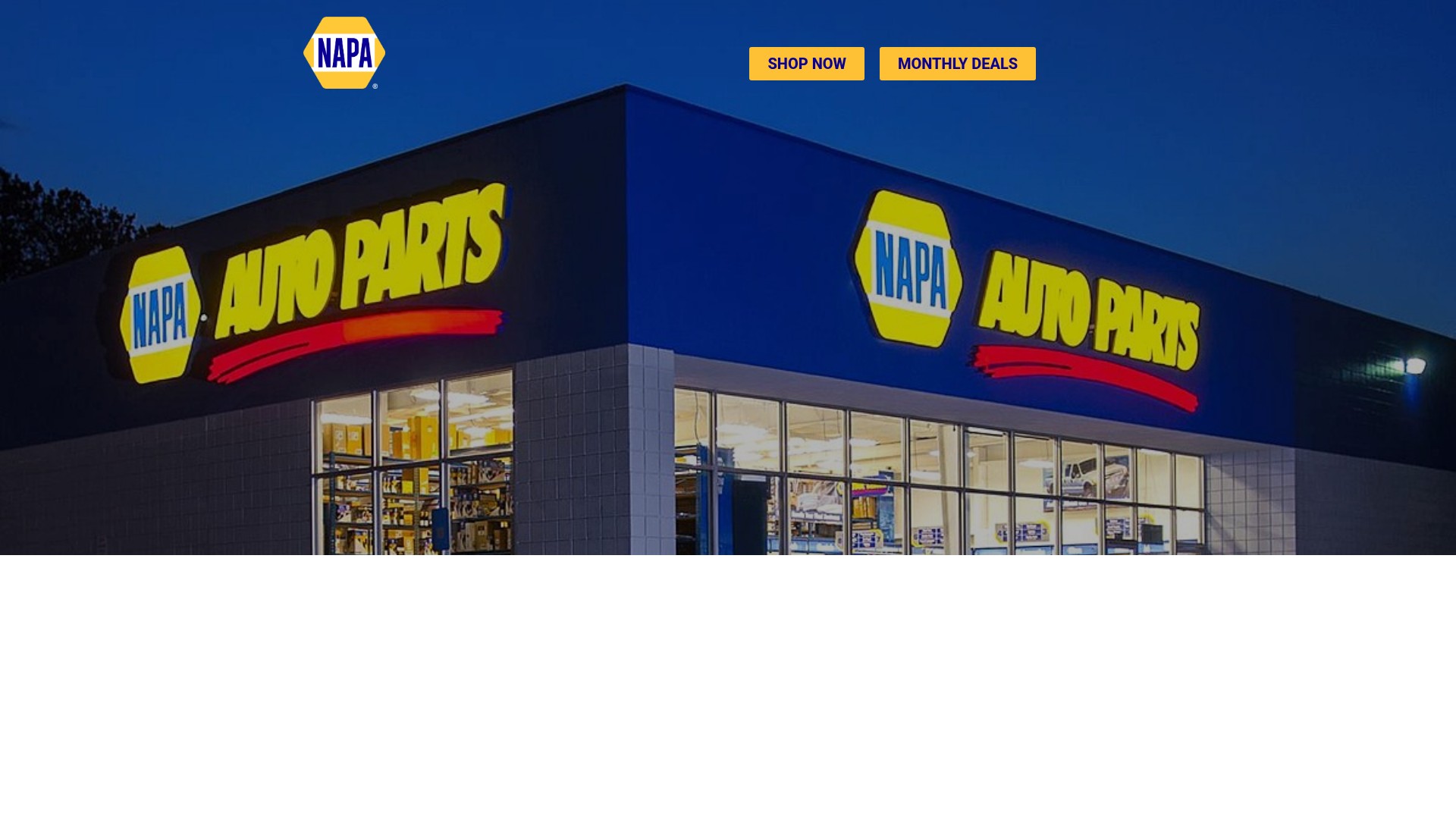 Screenshot of napapromotions.com