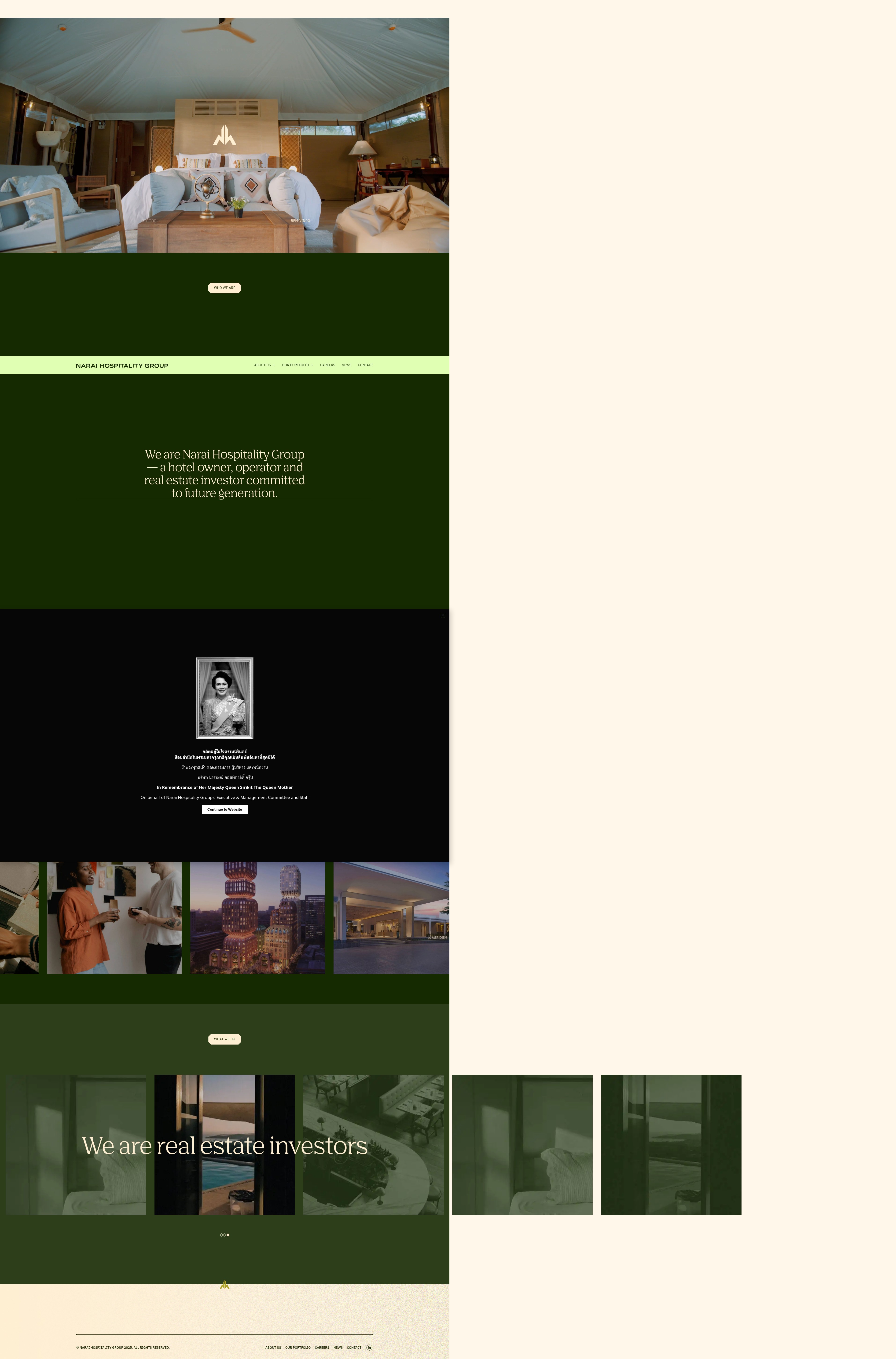 Screenshot of naraihotel.co.th