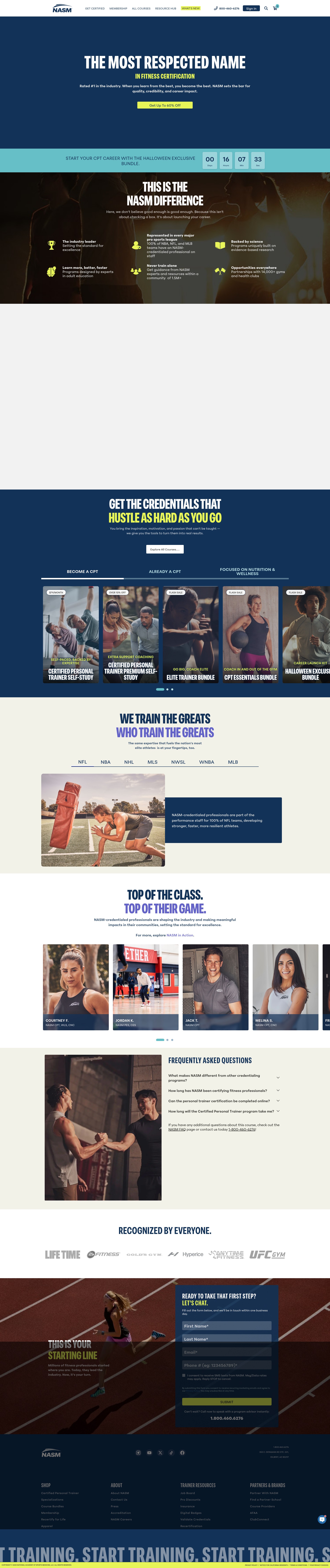 Screenshot of nasm.org