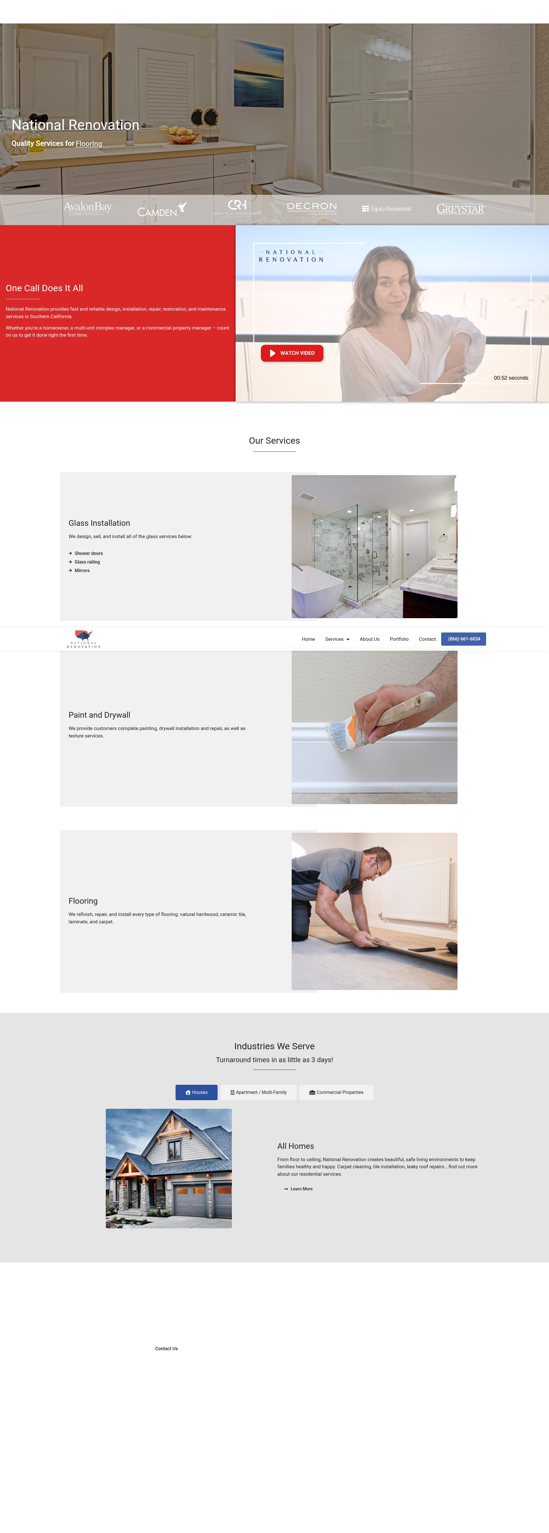 Screenshot of nationalrenovation.com