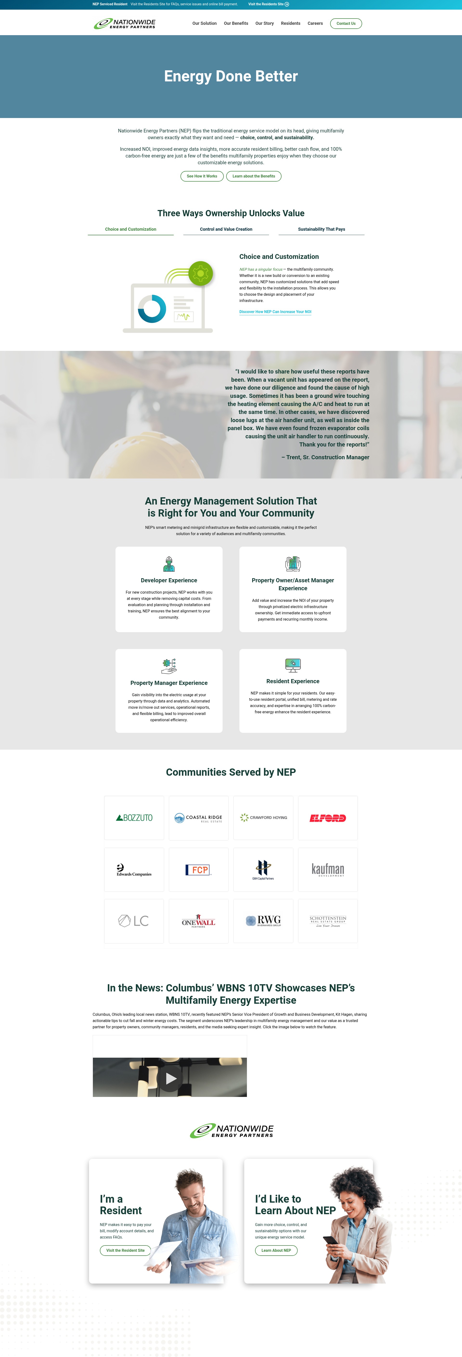 Screenshot of nationwideenergypartners.com