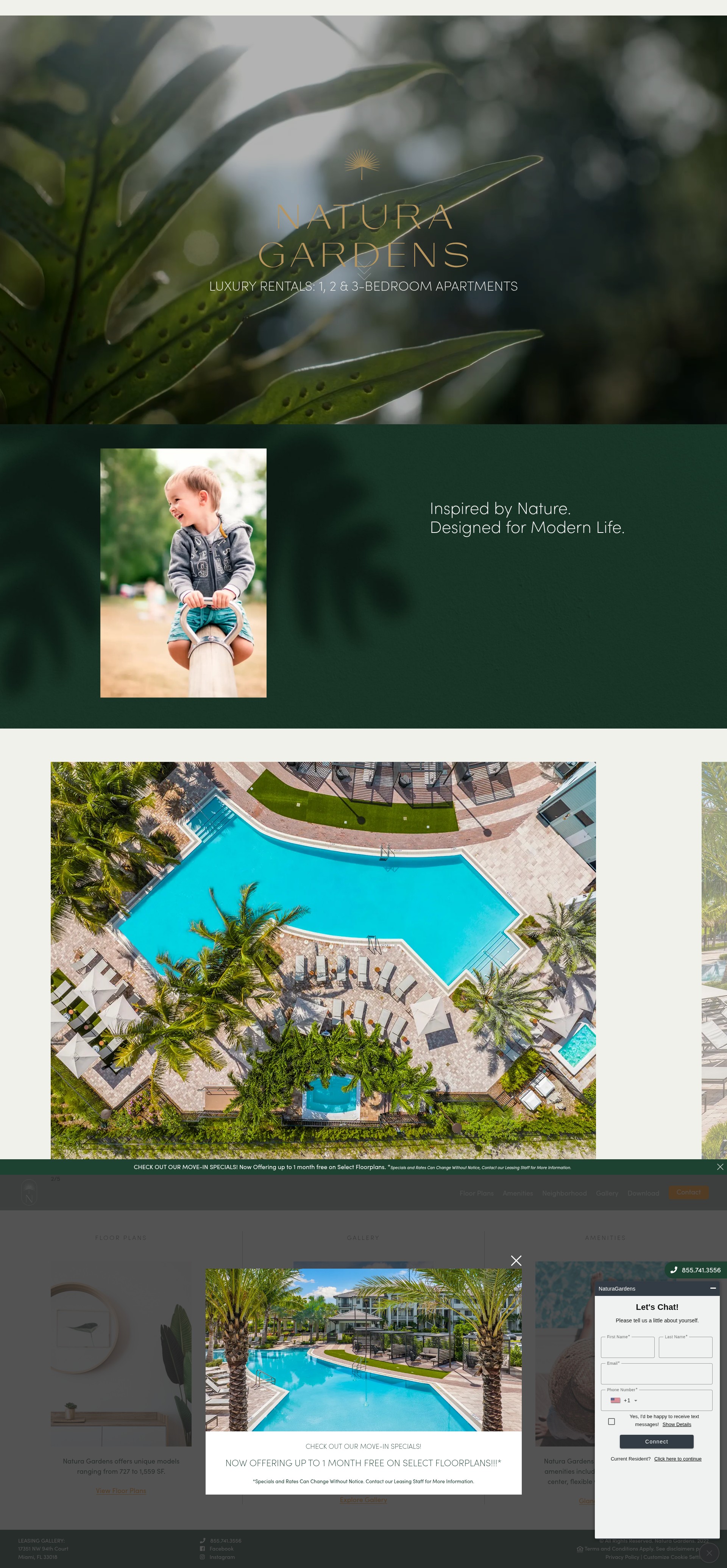 Screenshot of naturaluxuryresidences.com