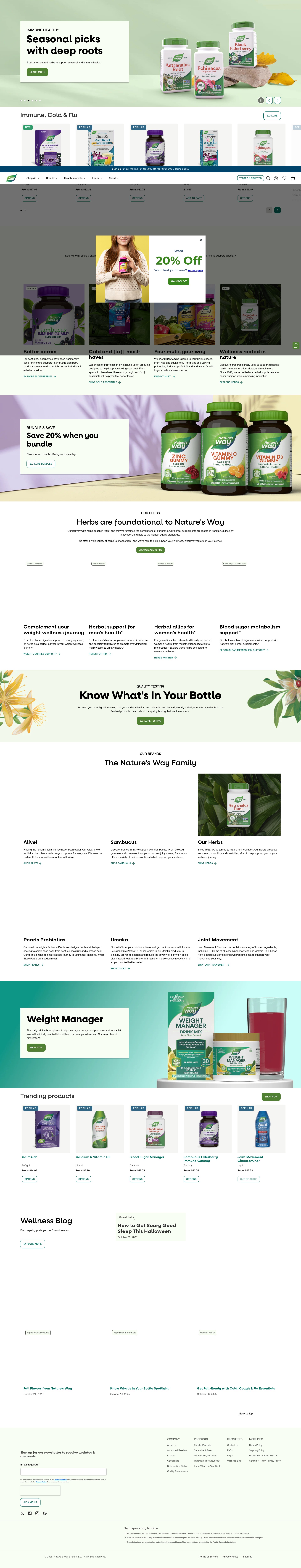 Screenshot of naturesway.com