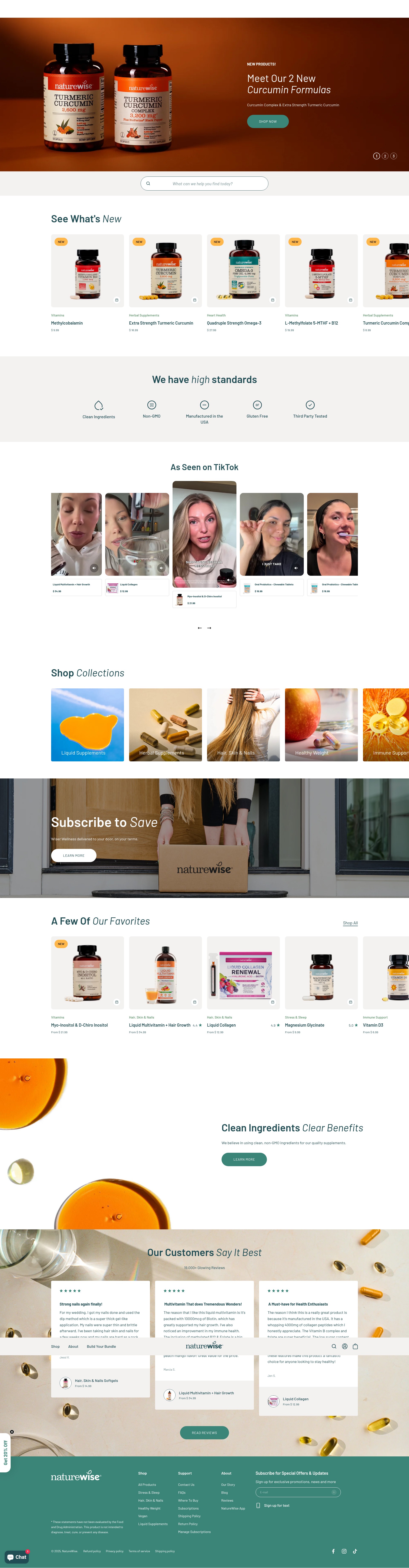 Screenshot of naturewise.com
