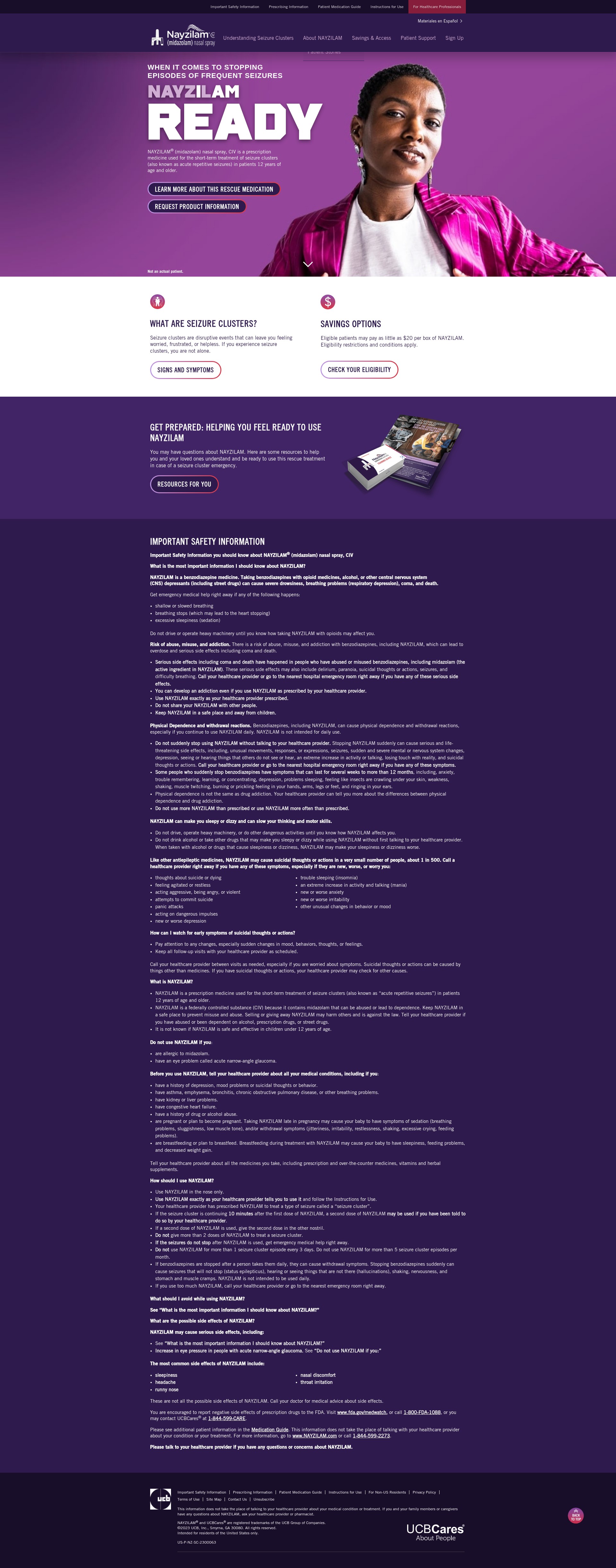 Screenshot of nayzilam.com