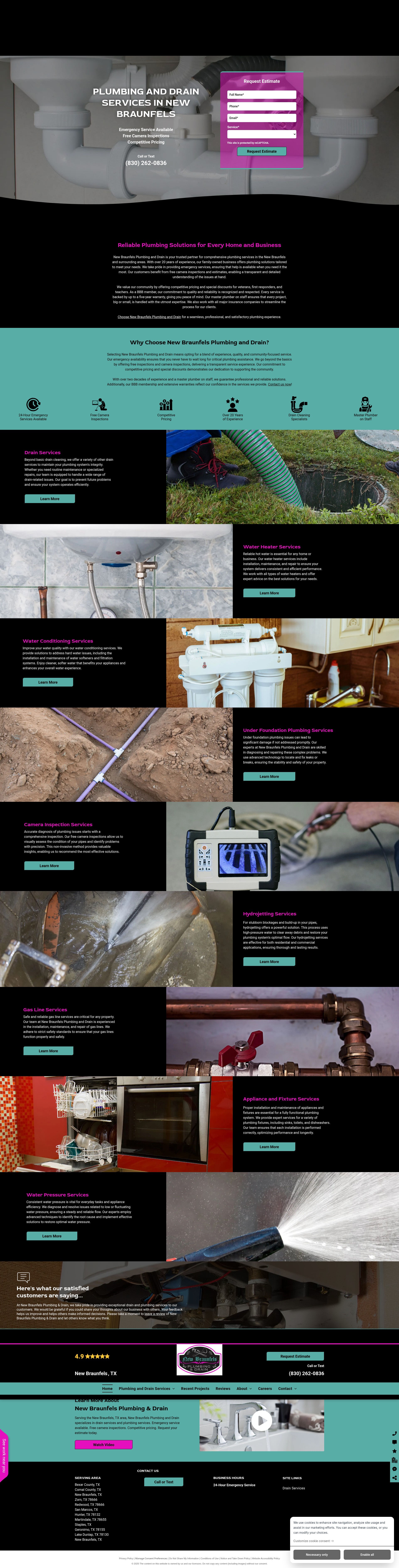 Screenshot of nbplumbinganddrain.com