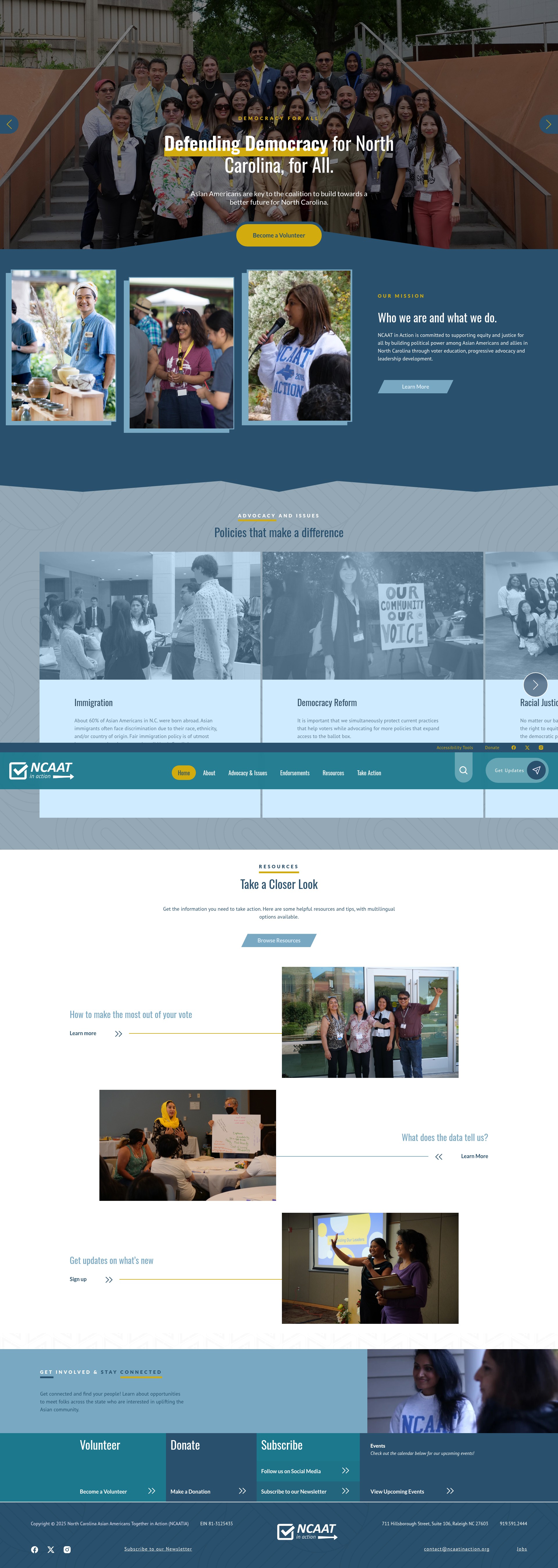 Screenshot of ncaatinaction.org