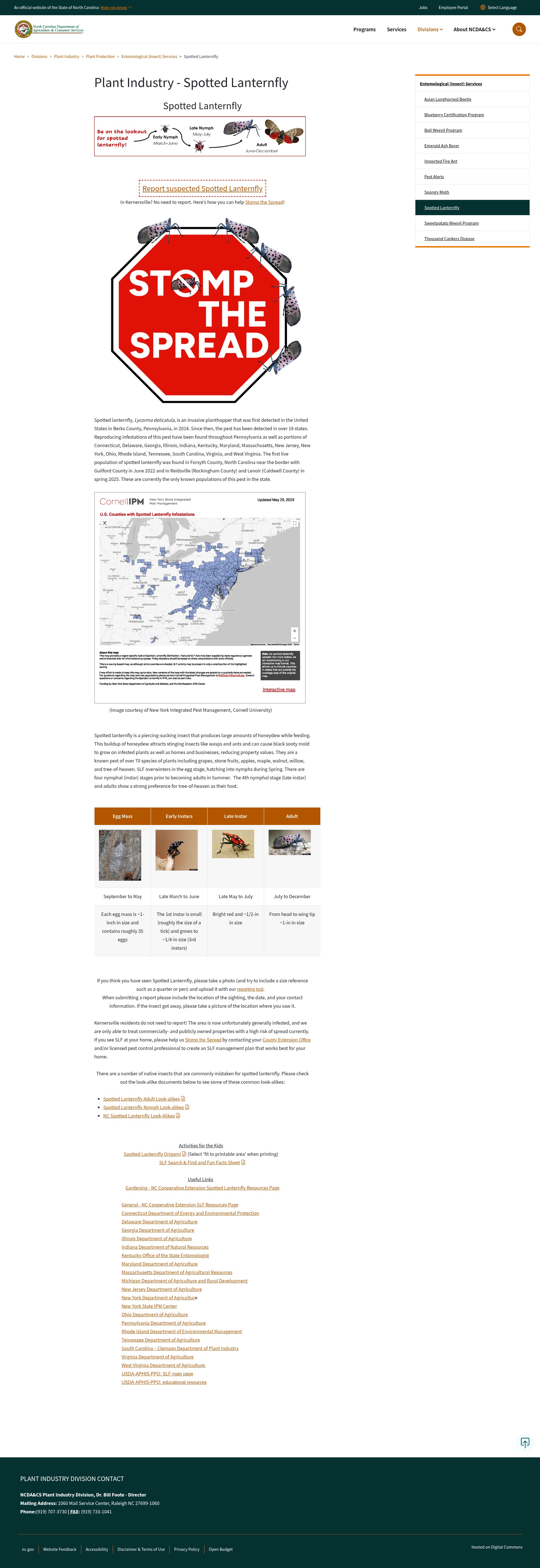 Screenshot of ncagr.gov